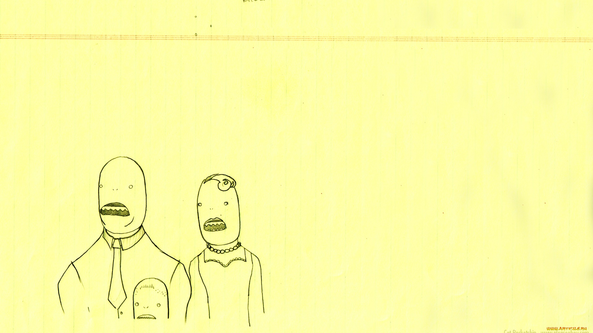 рисованные, минимализм