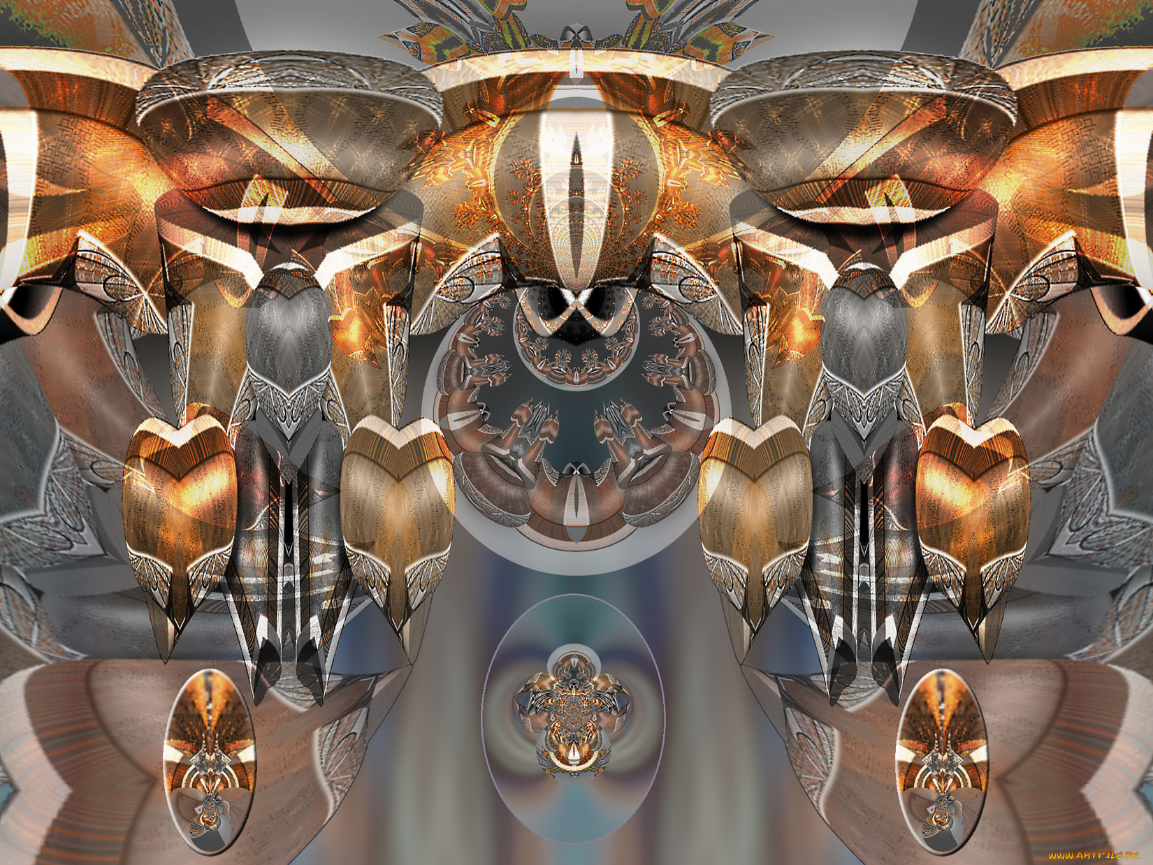 3д, графика, fractal, фракталы, узор