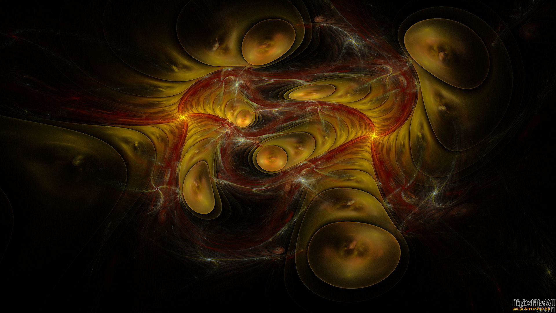 3д, графика, abstract, абстракции, тёмный, фон, узор, абстракция