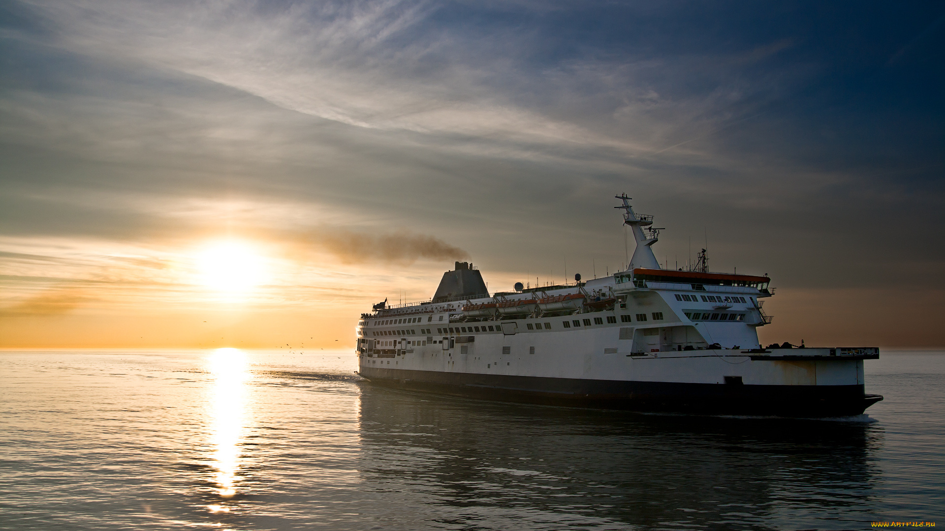 корабли, другое, паром