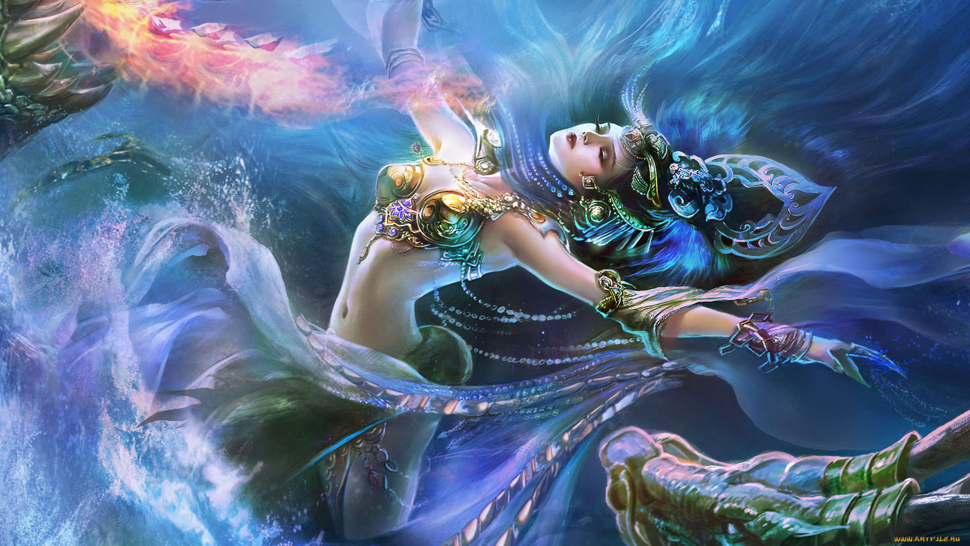 rongrong, wang, фэнтези, девушки