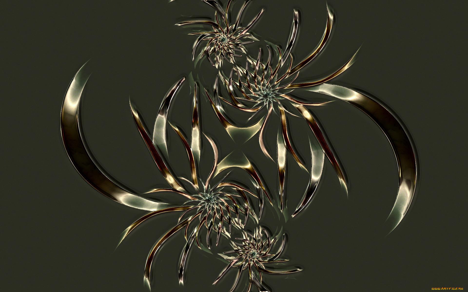 3д, графика, fractal, фракталы, узор, фон