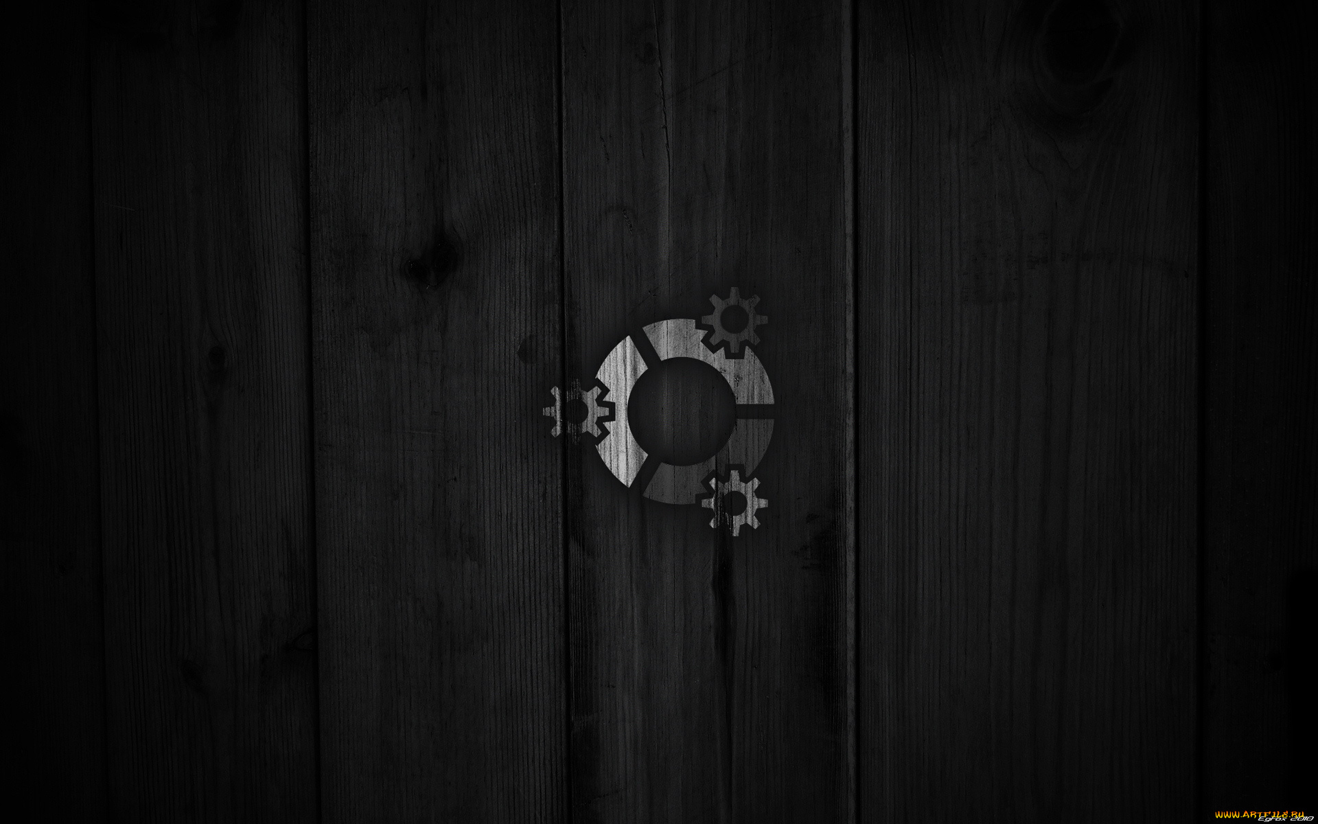 компьютеры, ubuntu, linux, фон, тёмный, доски