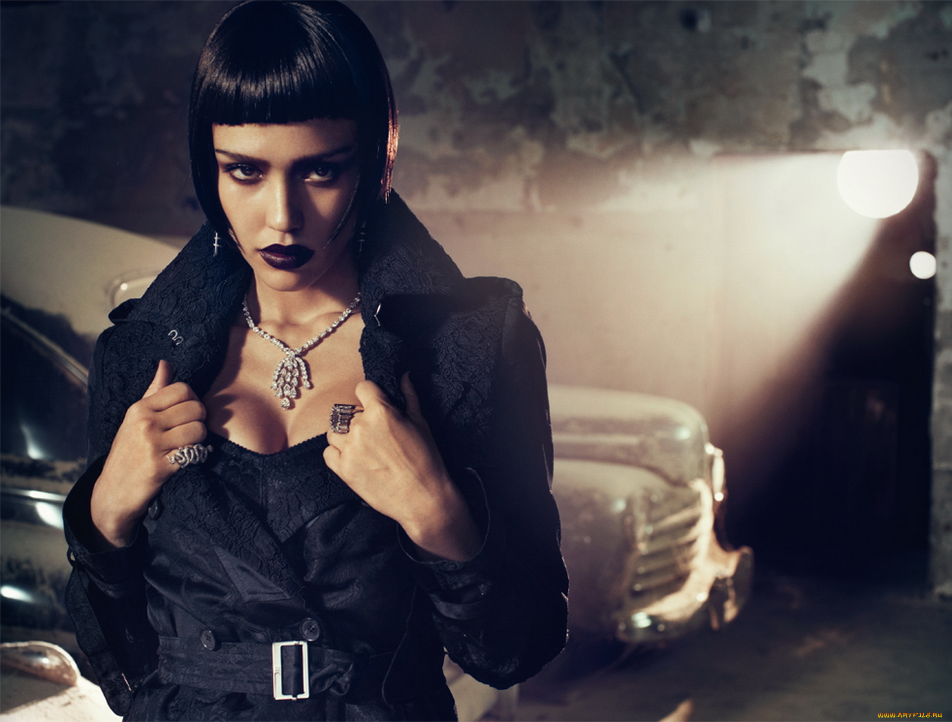 Jessica, Alba, девушки, авто