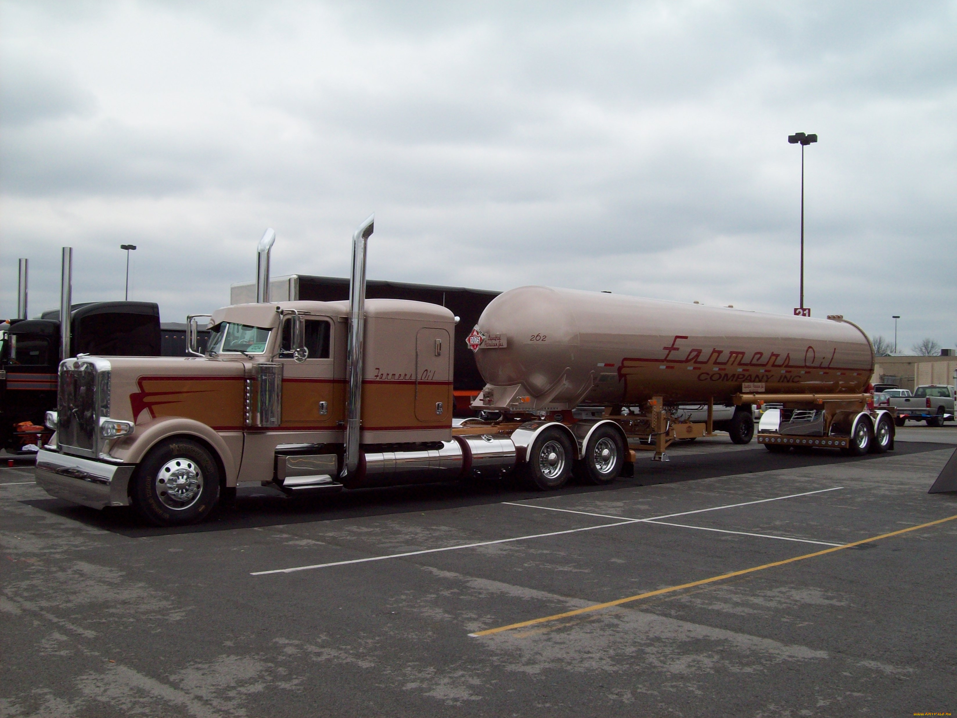 автомобили, peterbilt, farmers, oil