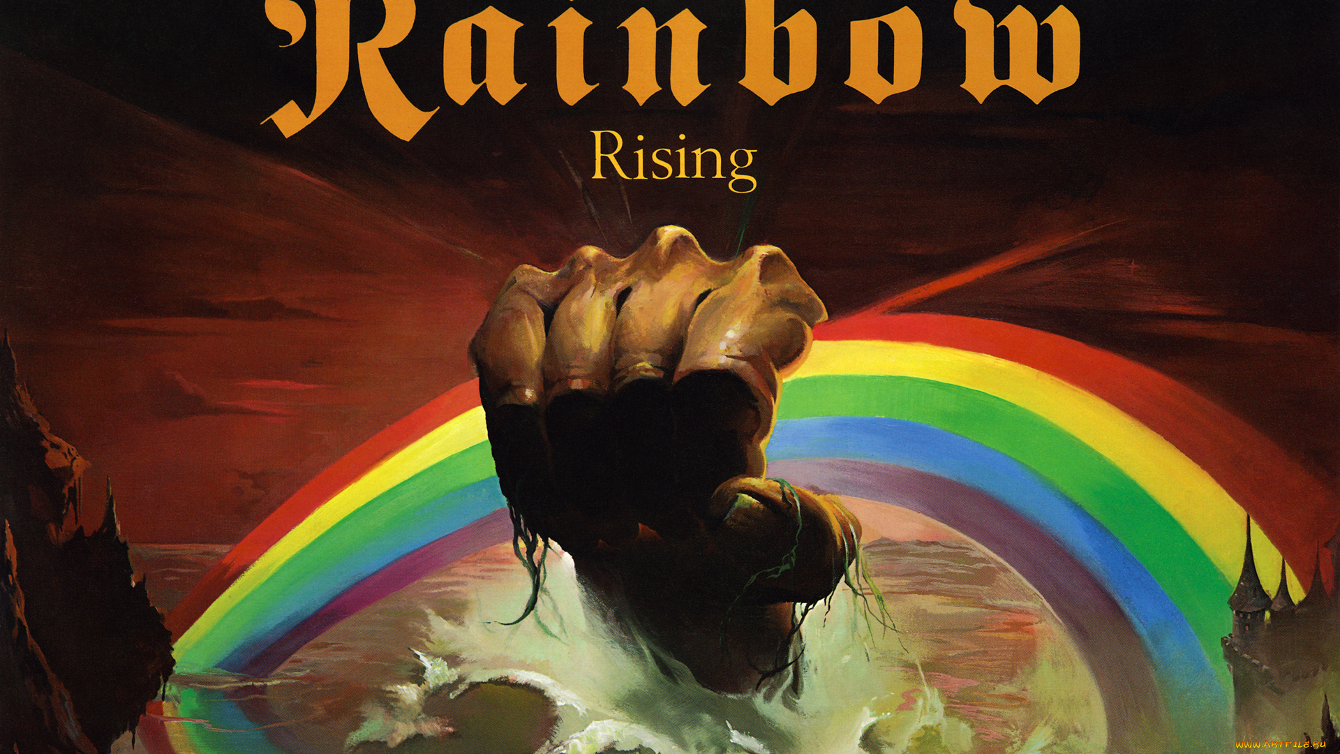 rainbow, музыка, группа, радуга, постер