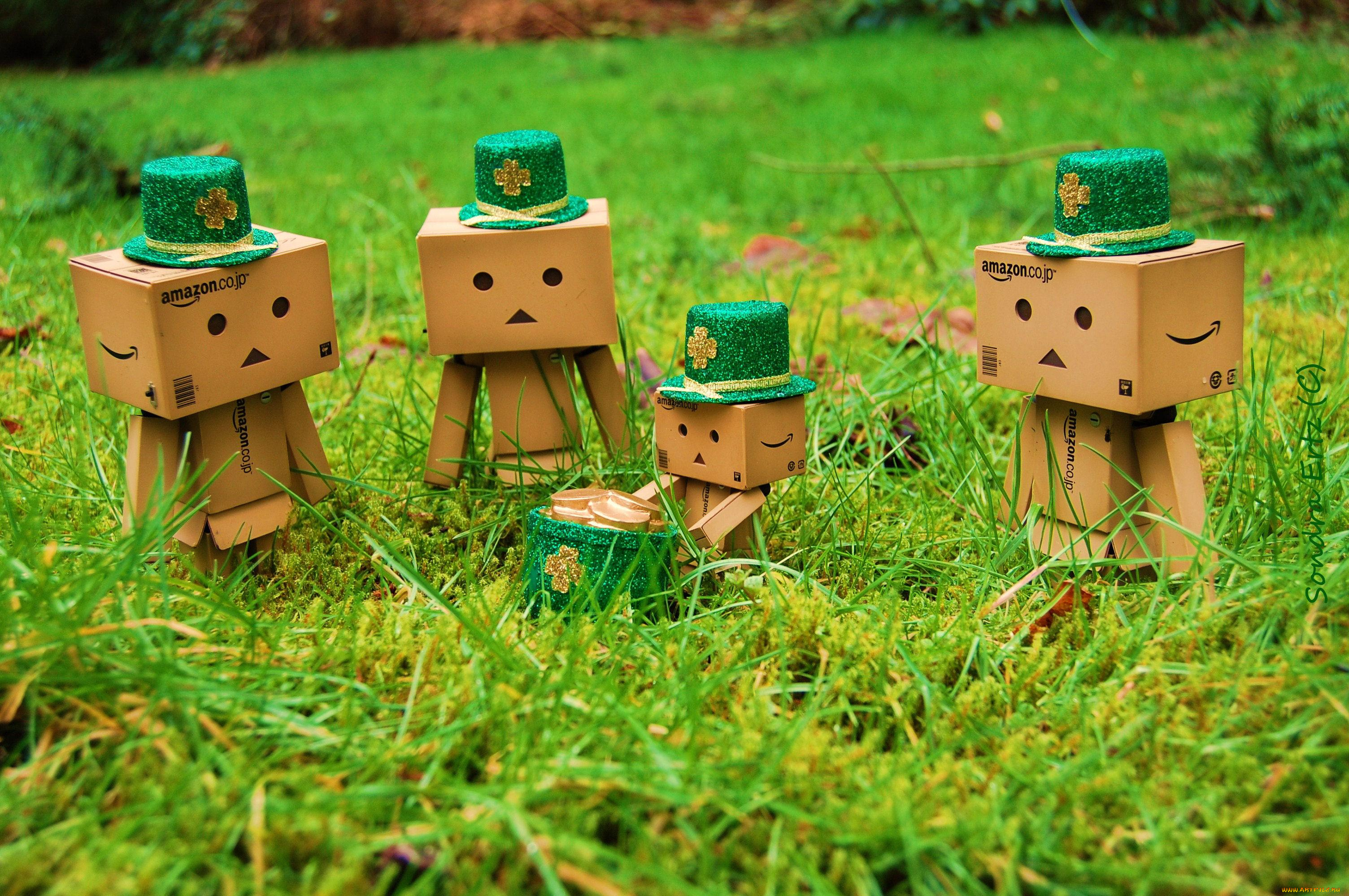 разное, данбо, danboard, трава, шляпы, коробочки