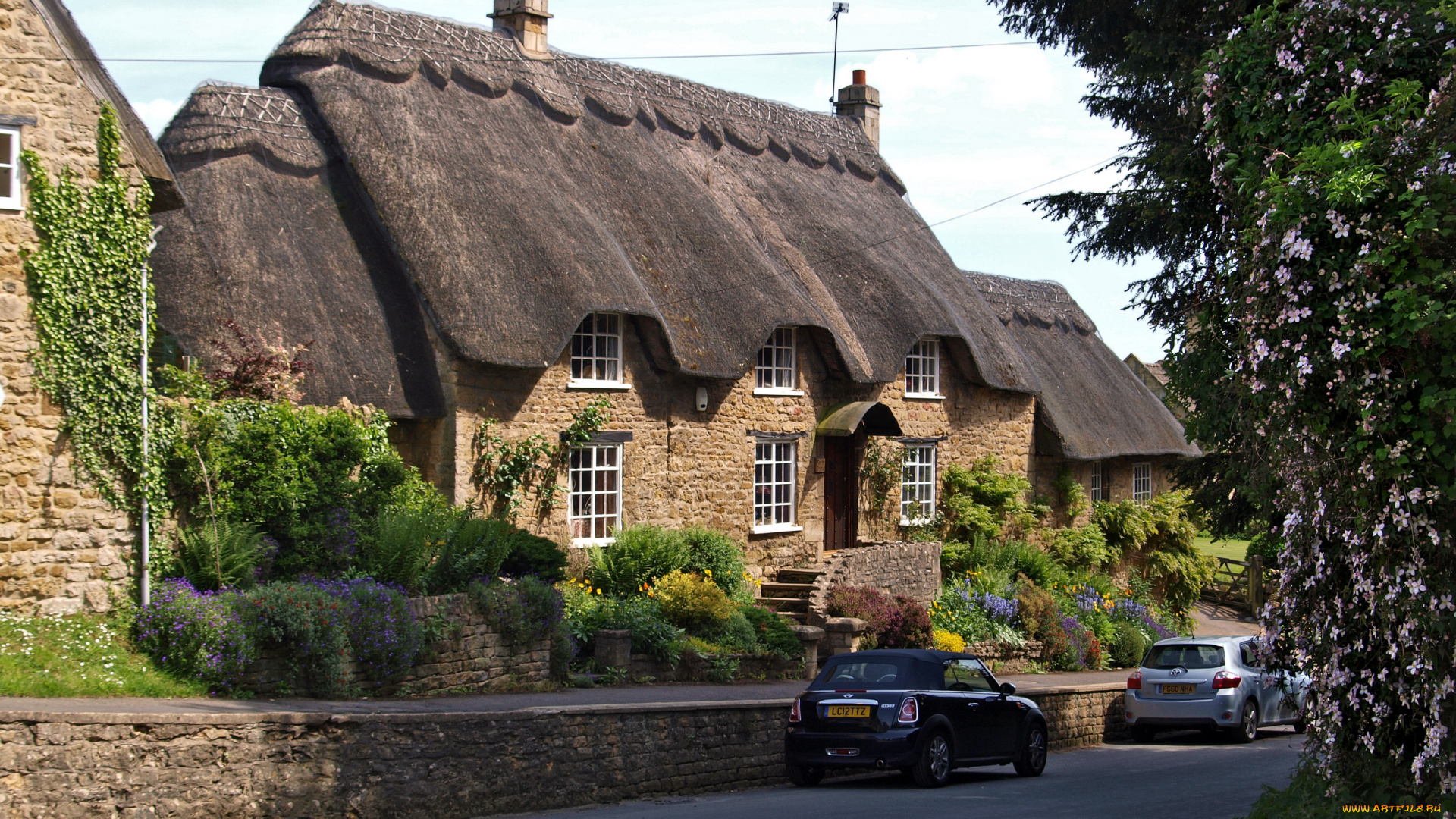 англия, котсвольд, дистрикт, города, улицы, площади, набережные, цветы, машины, дома, улица