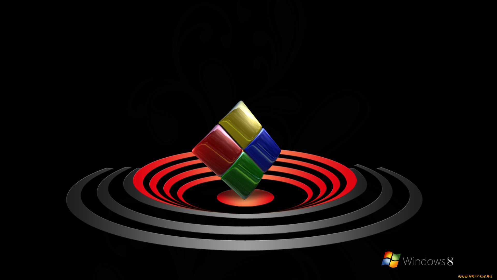 компьютеры, windows, фон, логотип