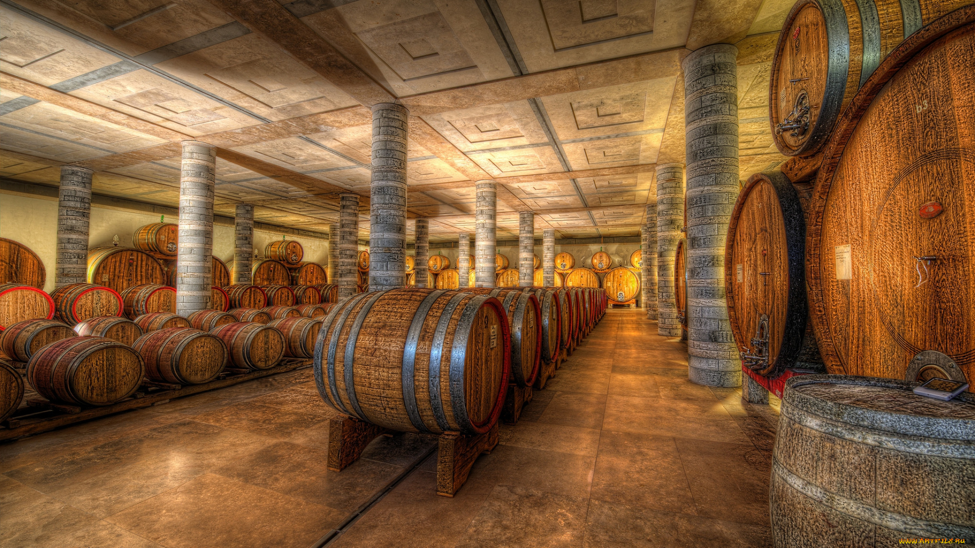 разное, другое, бочки, подвал