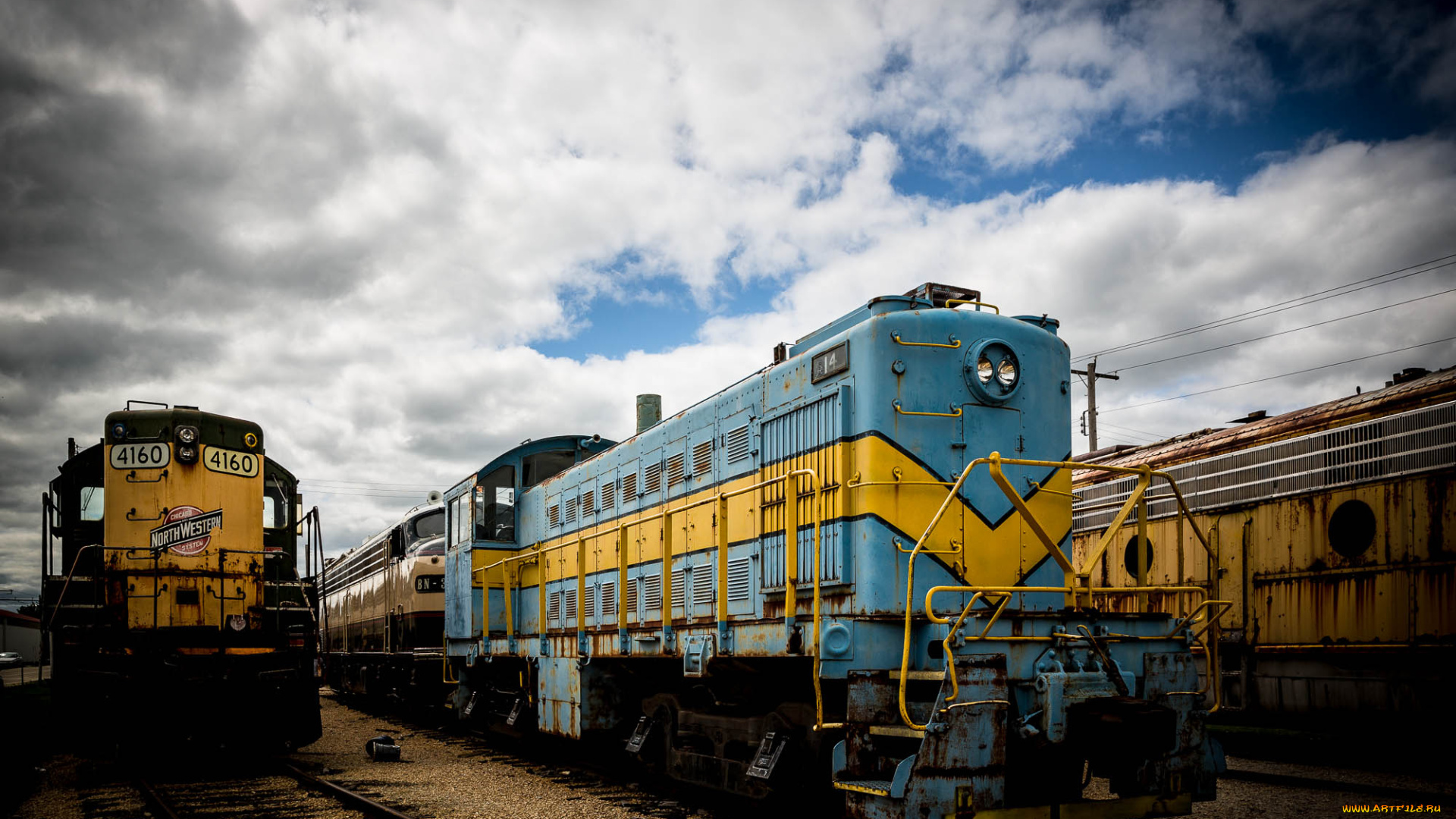 техника, локомотивы, рельсы, железная, дорога