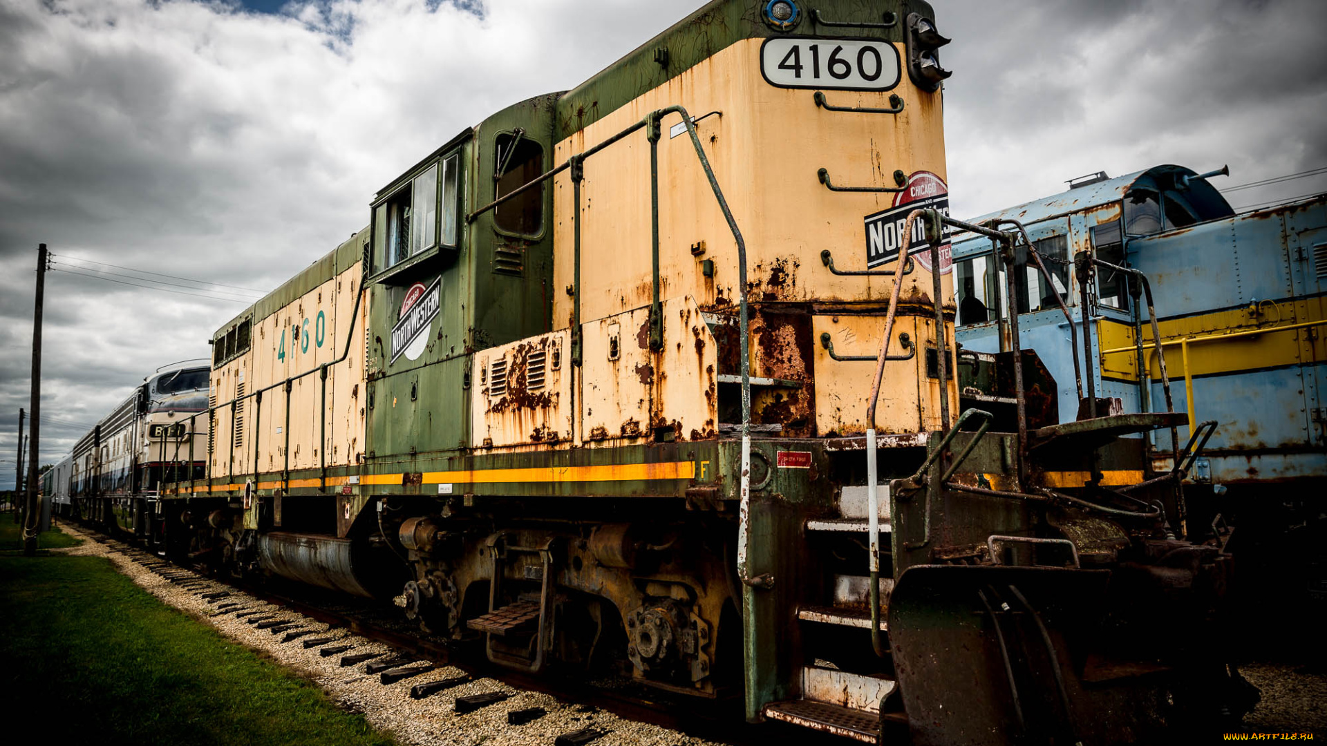 техника, локомотивы, рельсы, железная, дорога