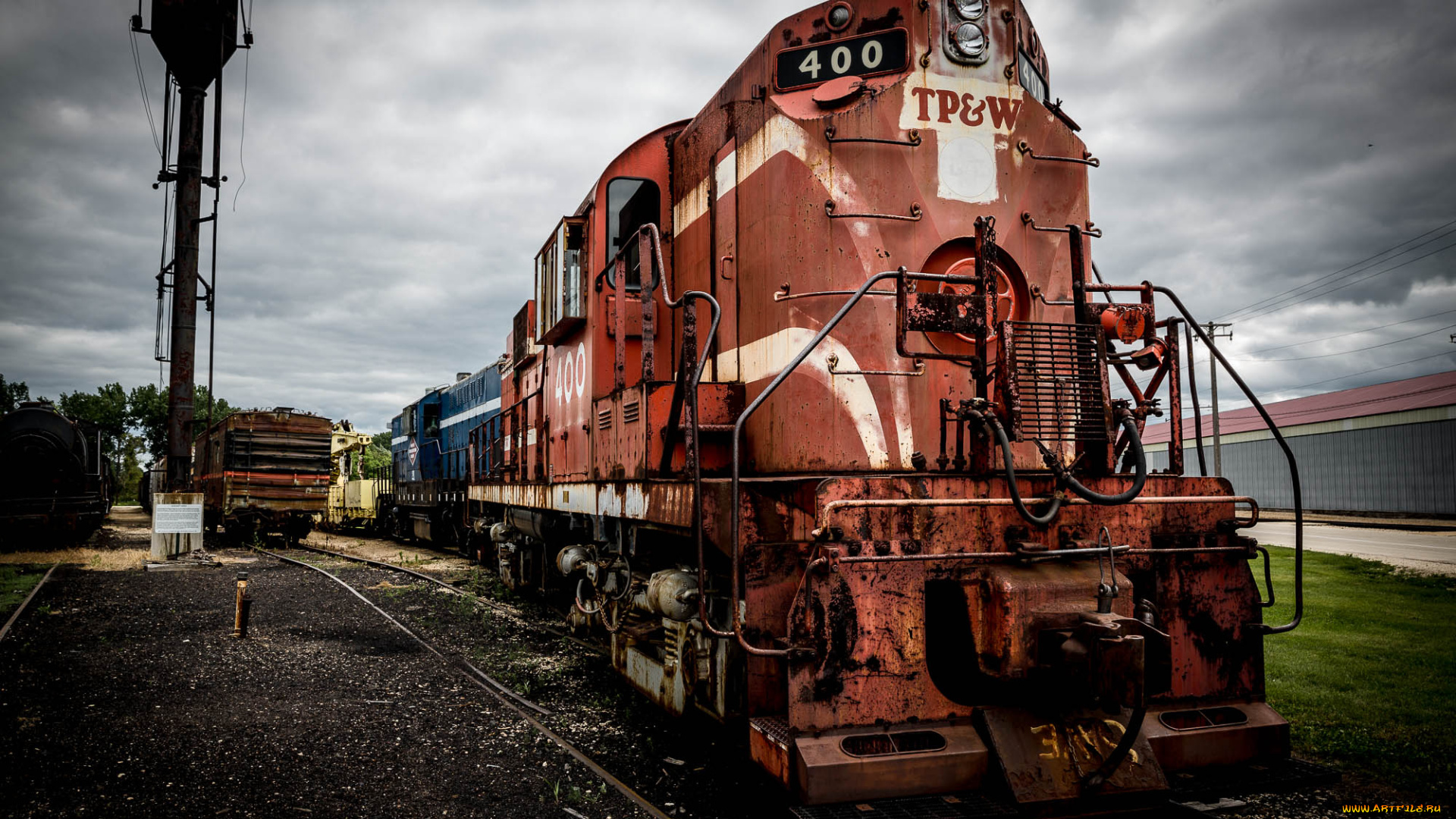 техника, локомотивы, рельсы, железная, дорога