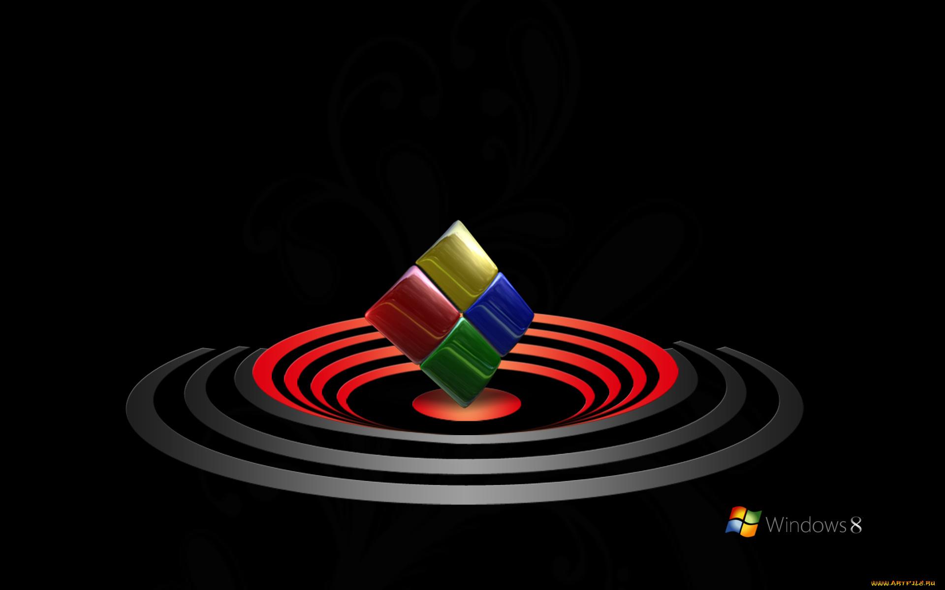 компьютеры, windows, фон, логотип