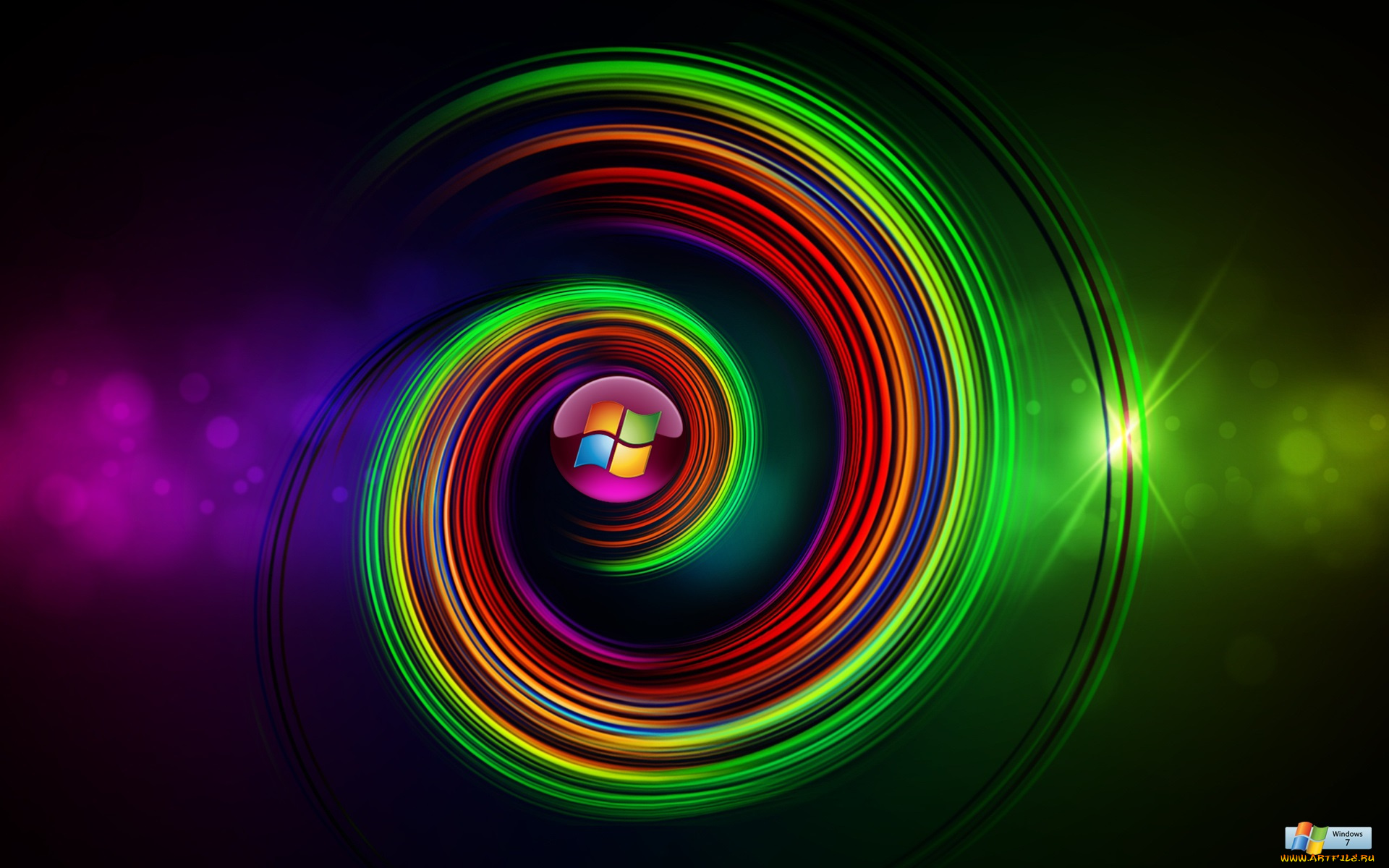 компьютеры, windows, vienna, логотип, фон