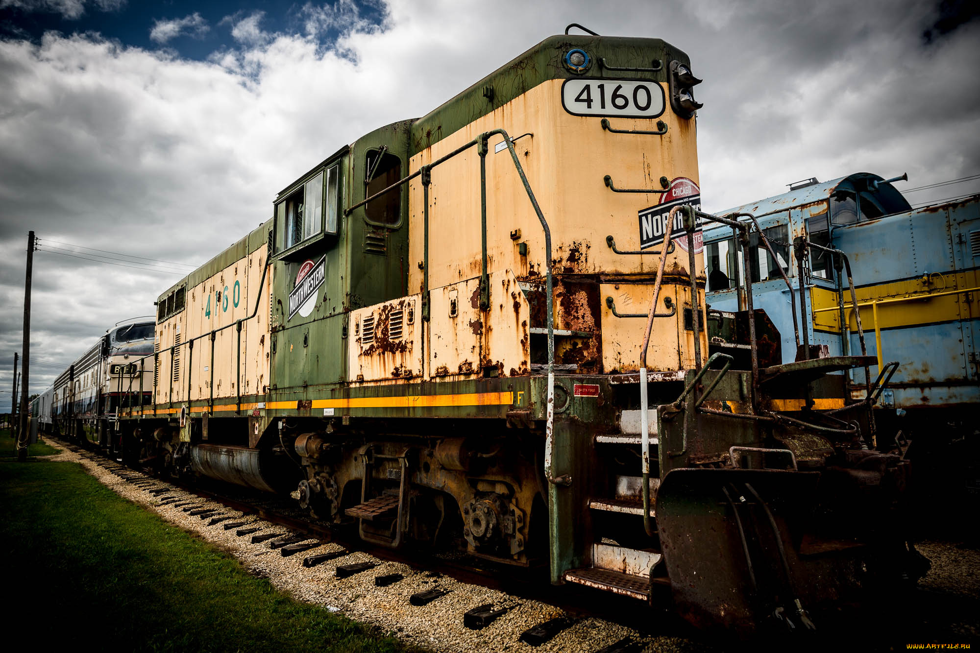 техника, локомотивы, рельсы, железная, дорога