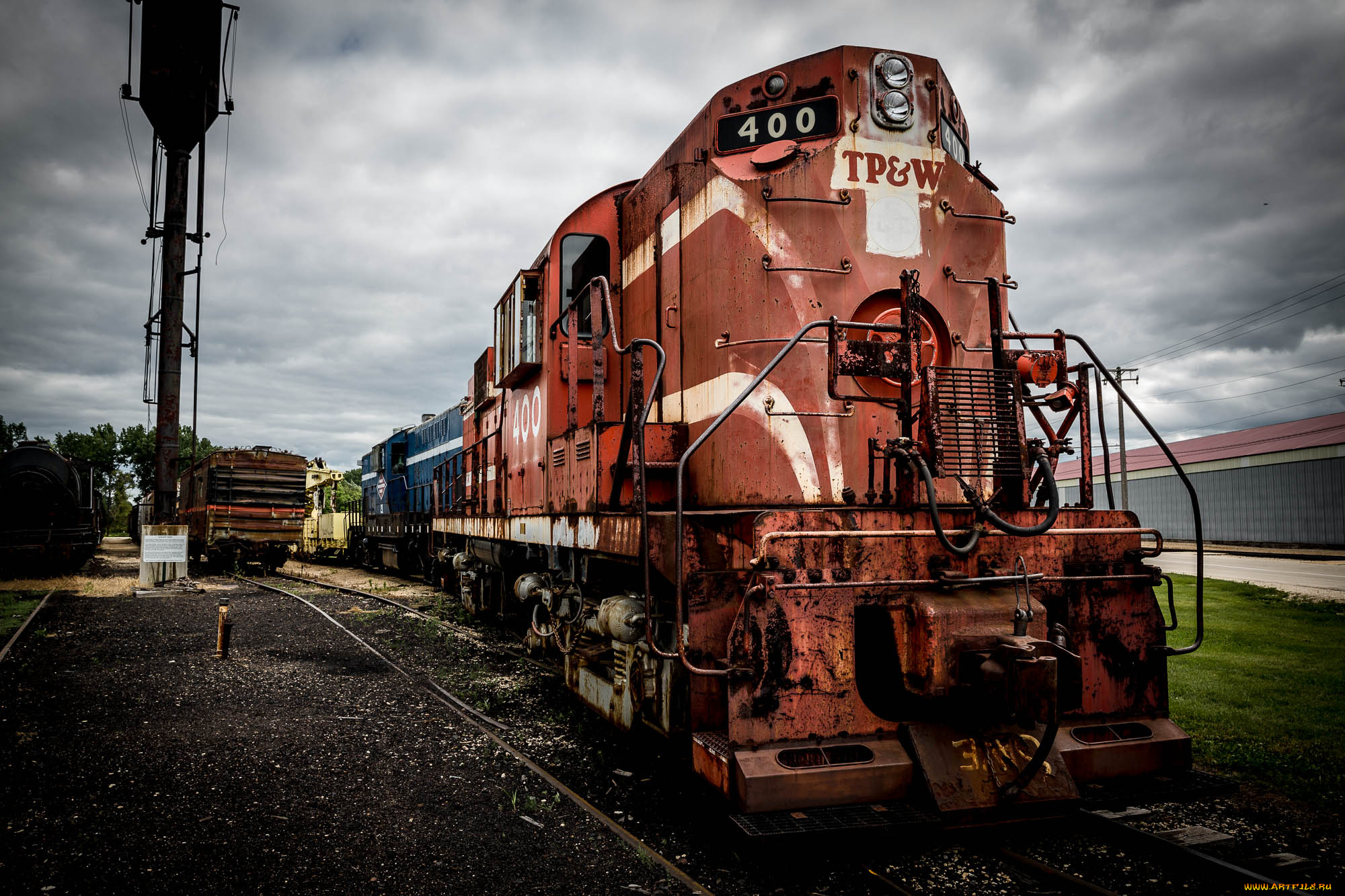 техника, локомотивы, рельсы, железная, дорога