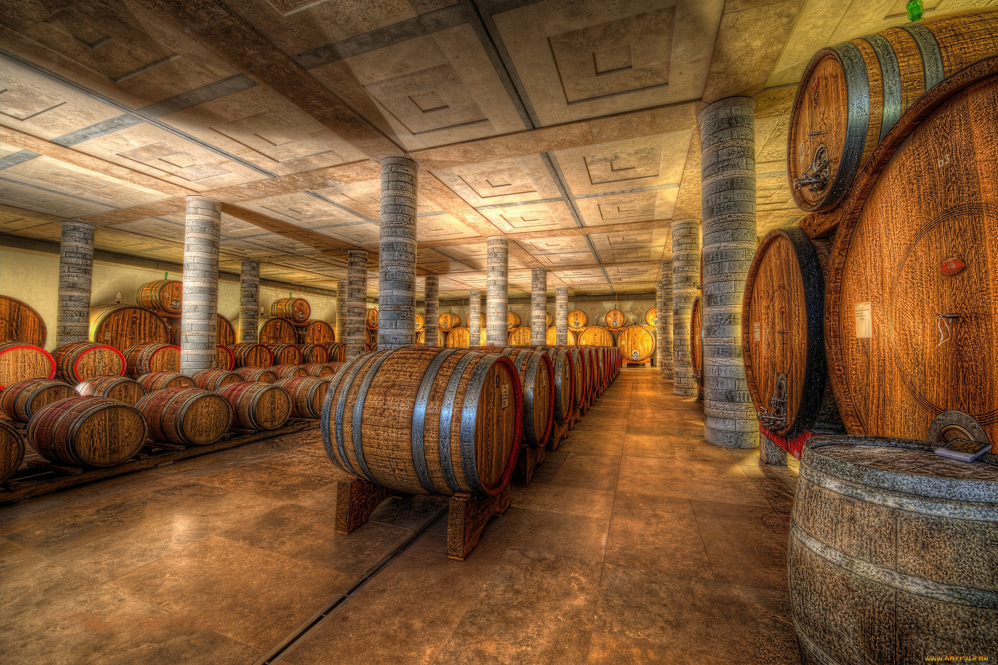 разное, другое, бочки, подвал