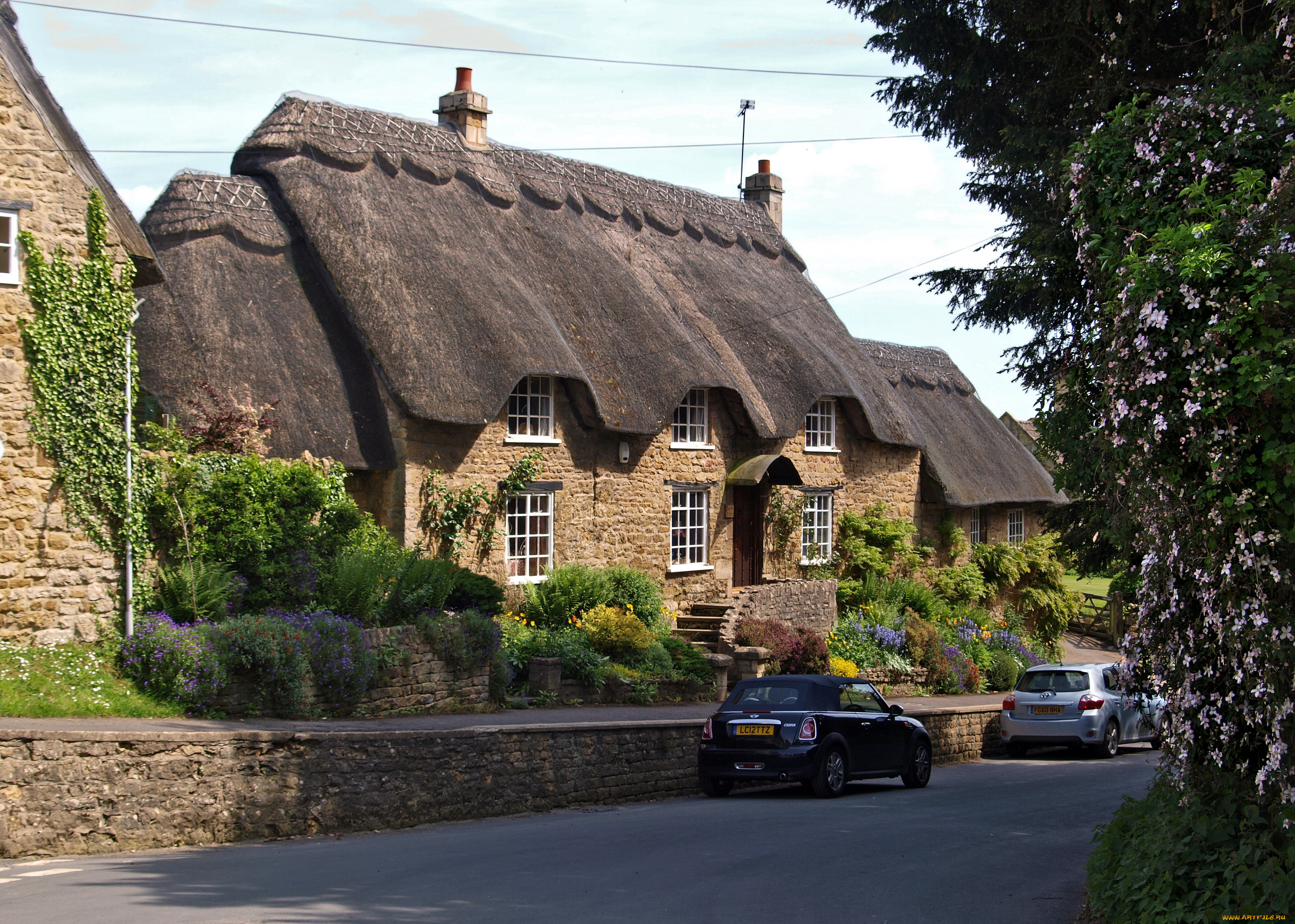 англия, котсвольд, дистрикт, города, улицы, площади, набережные, цветы, машины, дома, улица