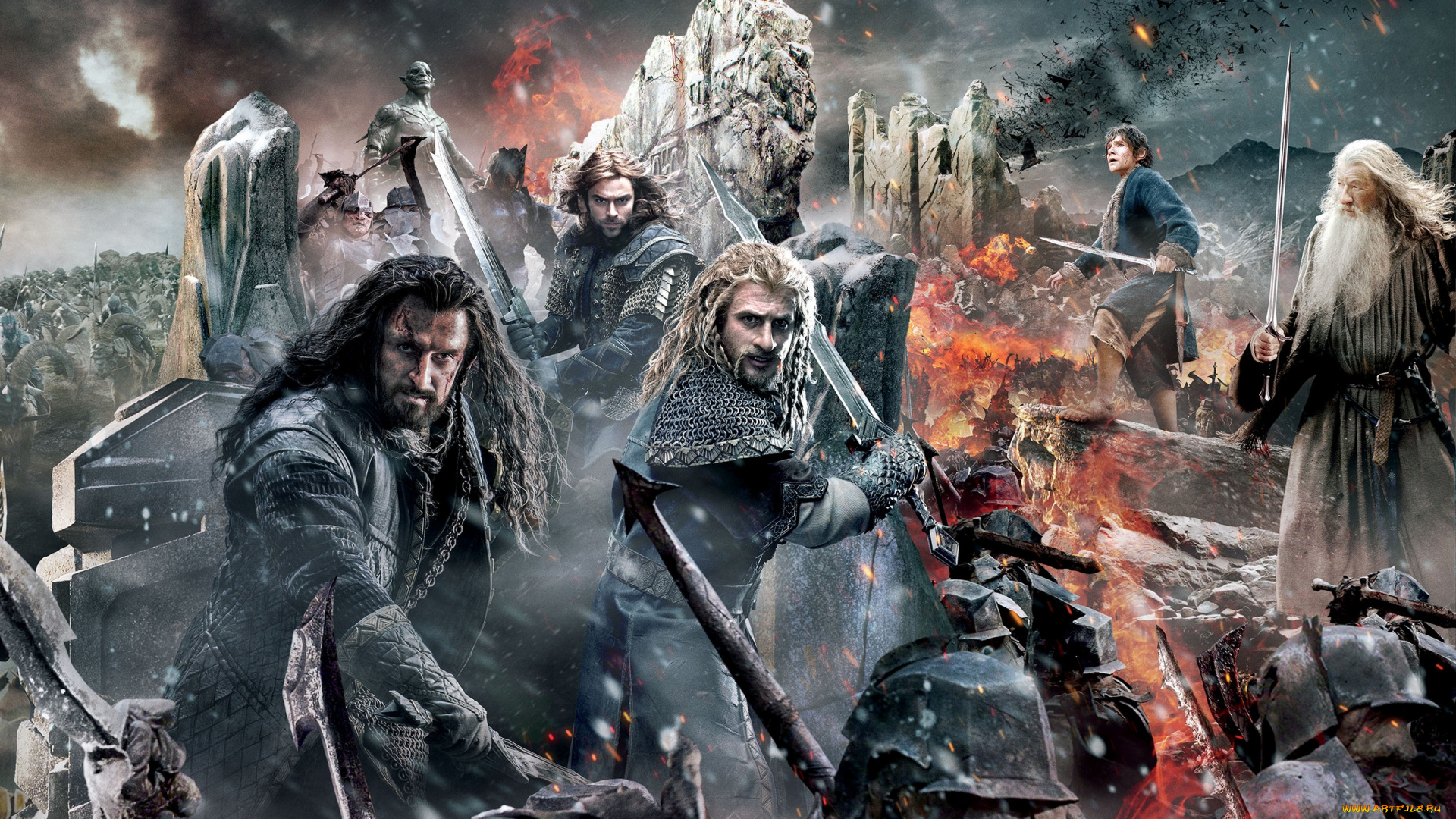 кино, фильмы, the, hobbit, , the, battle, of, the, five, armies, экшен, приключения, армий, пяти, битва, хоббит, the, battle, of, five, armies, hobbit