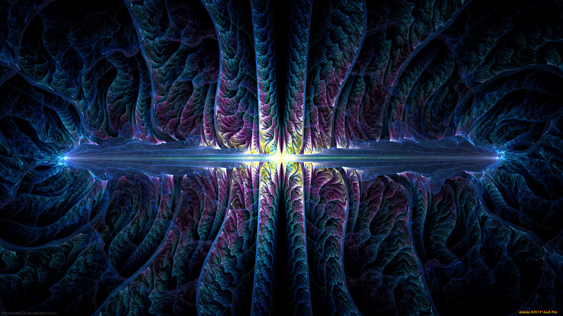 3д, графика, фракталы, , fractal, цвета, фон, узор