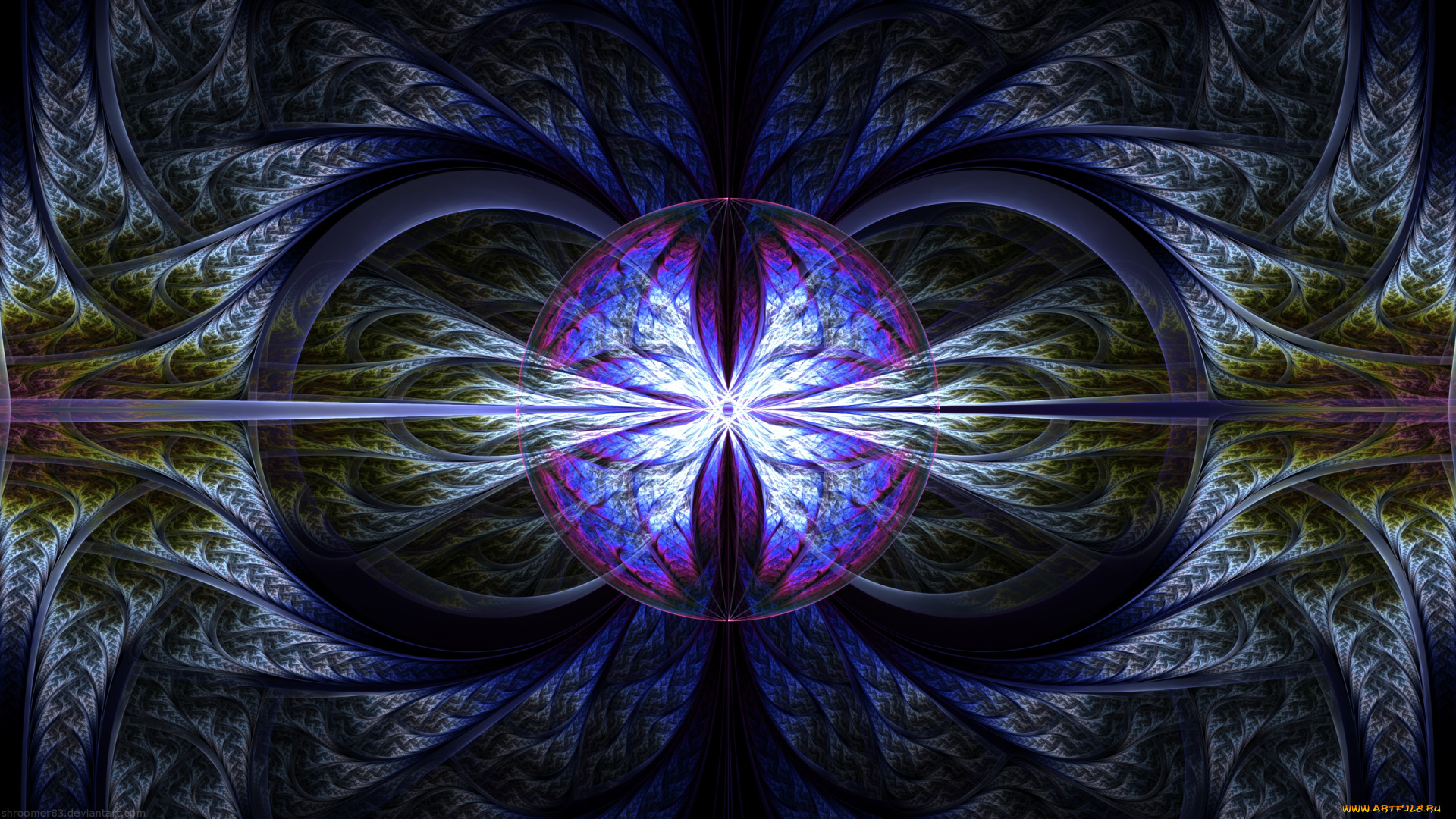 3д, графика, фракталы, , fractal, узор, фон, цвета