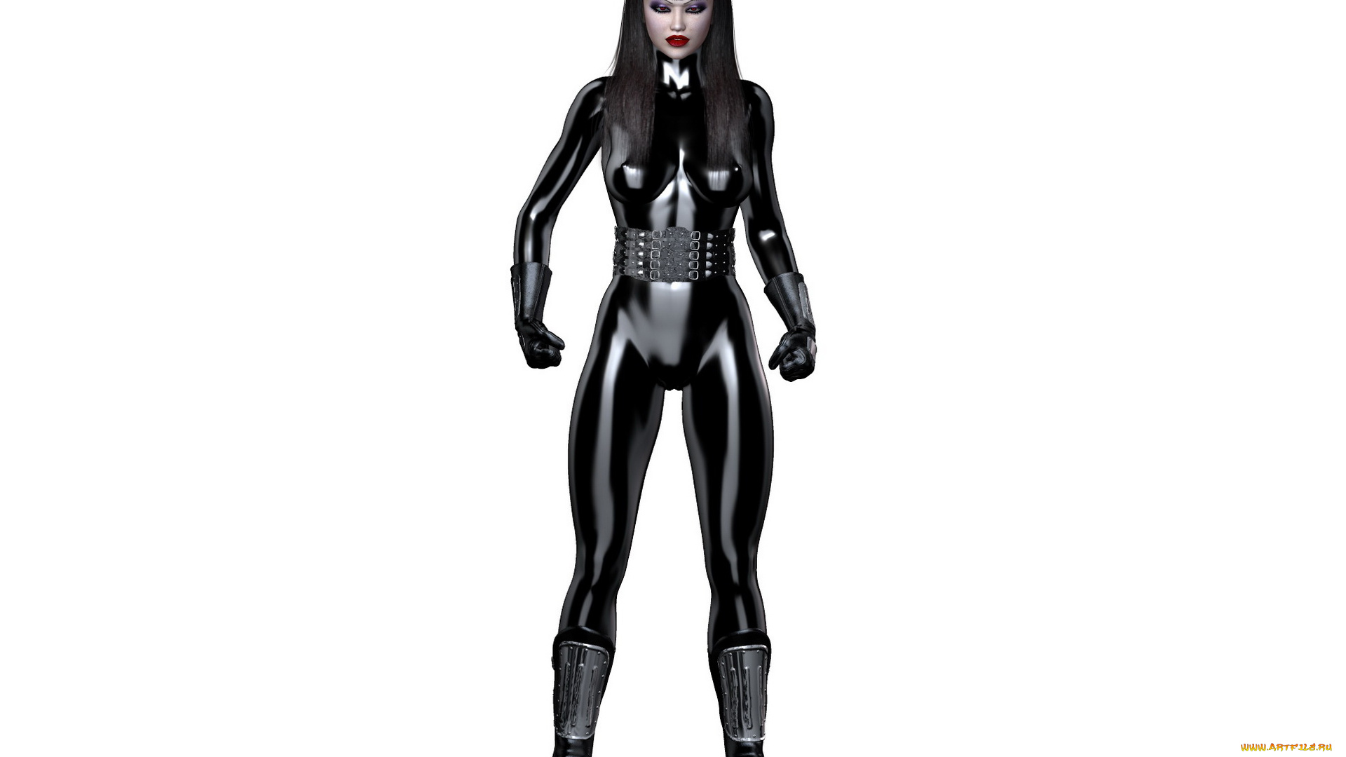 3д, графика, люди, , people, девушка, фон, униформа, латекс