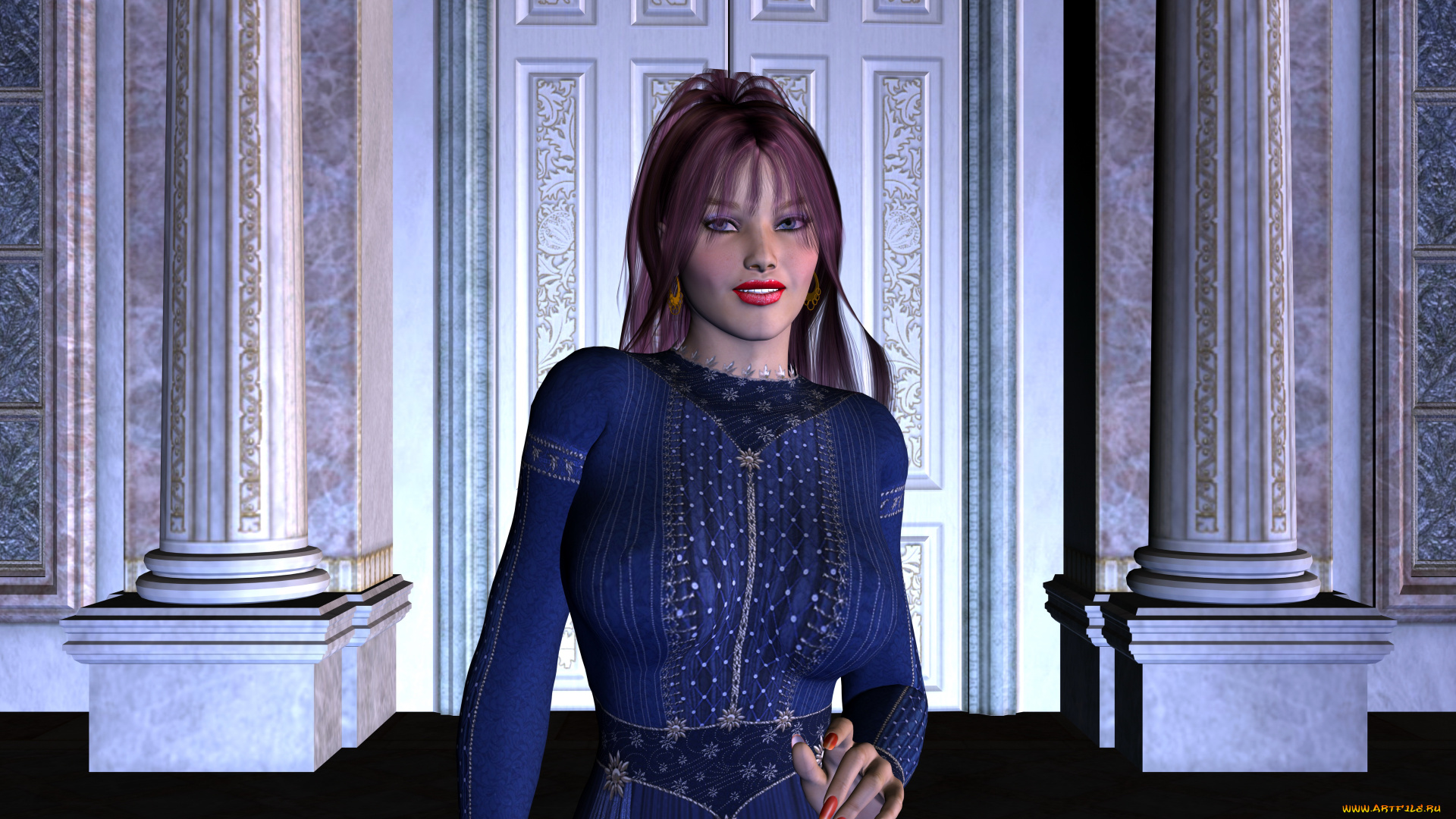 3д, графика, люди, , people, фон, взгляд, девушка