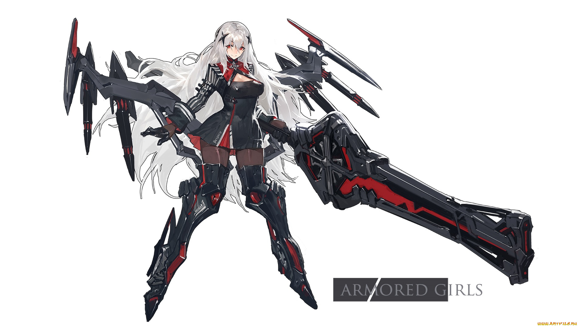 аниме, оружие, , техника, , технологии, kishiyo, арт, девушка, фон