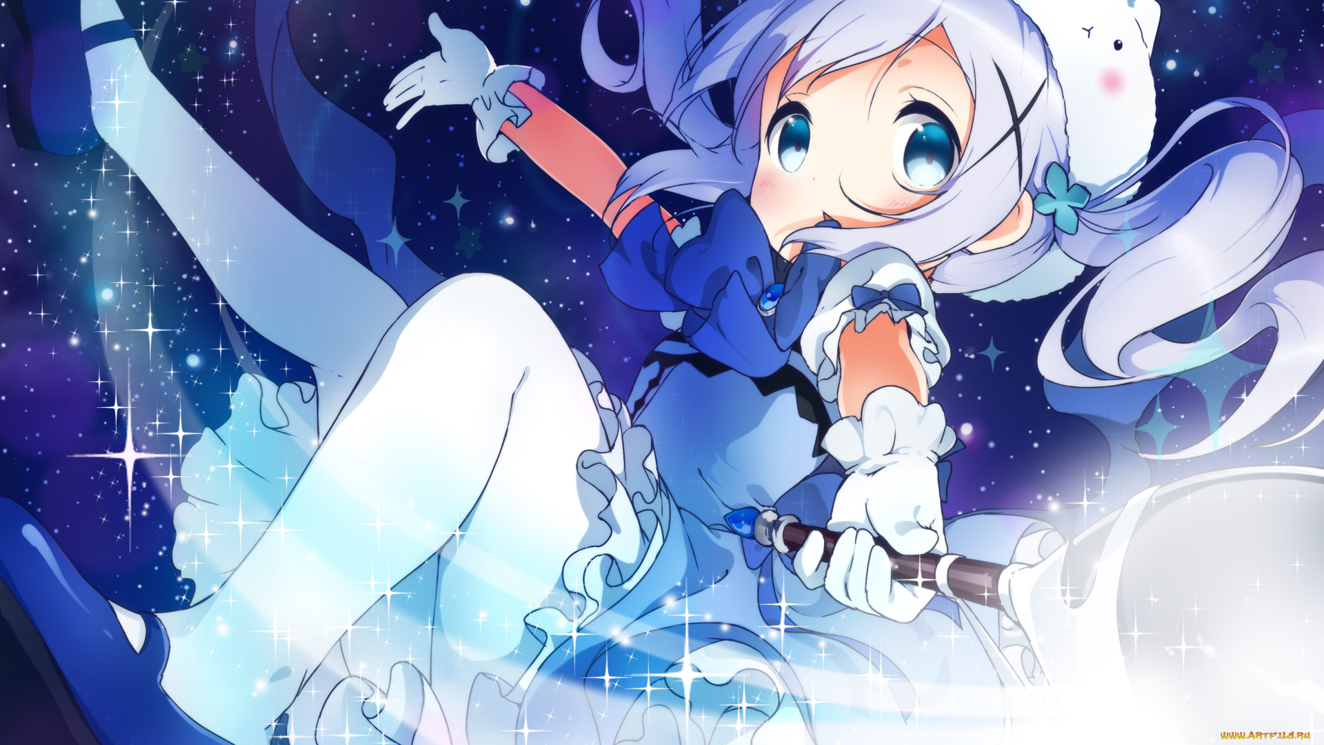 gochuumon, wa, usagi, desu, ka, аниме, магия, , колдовство, , halloween, девочка, арт, tippy, neki, wakiko, gochuumon, wa, usagi, desu, ka, kafuu, chino