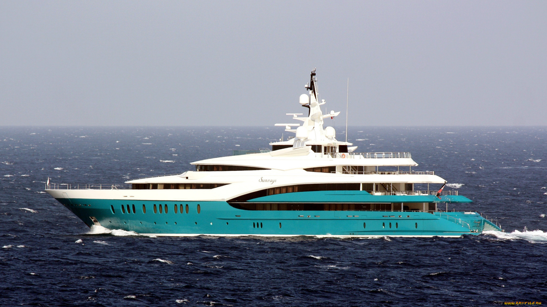sunrays, корабли, Яхты, суперяхта
