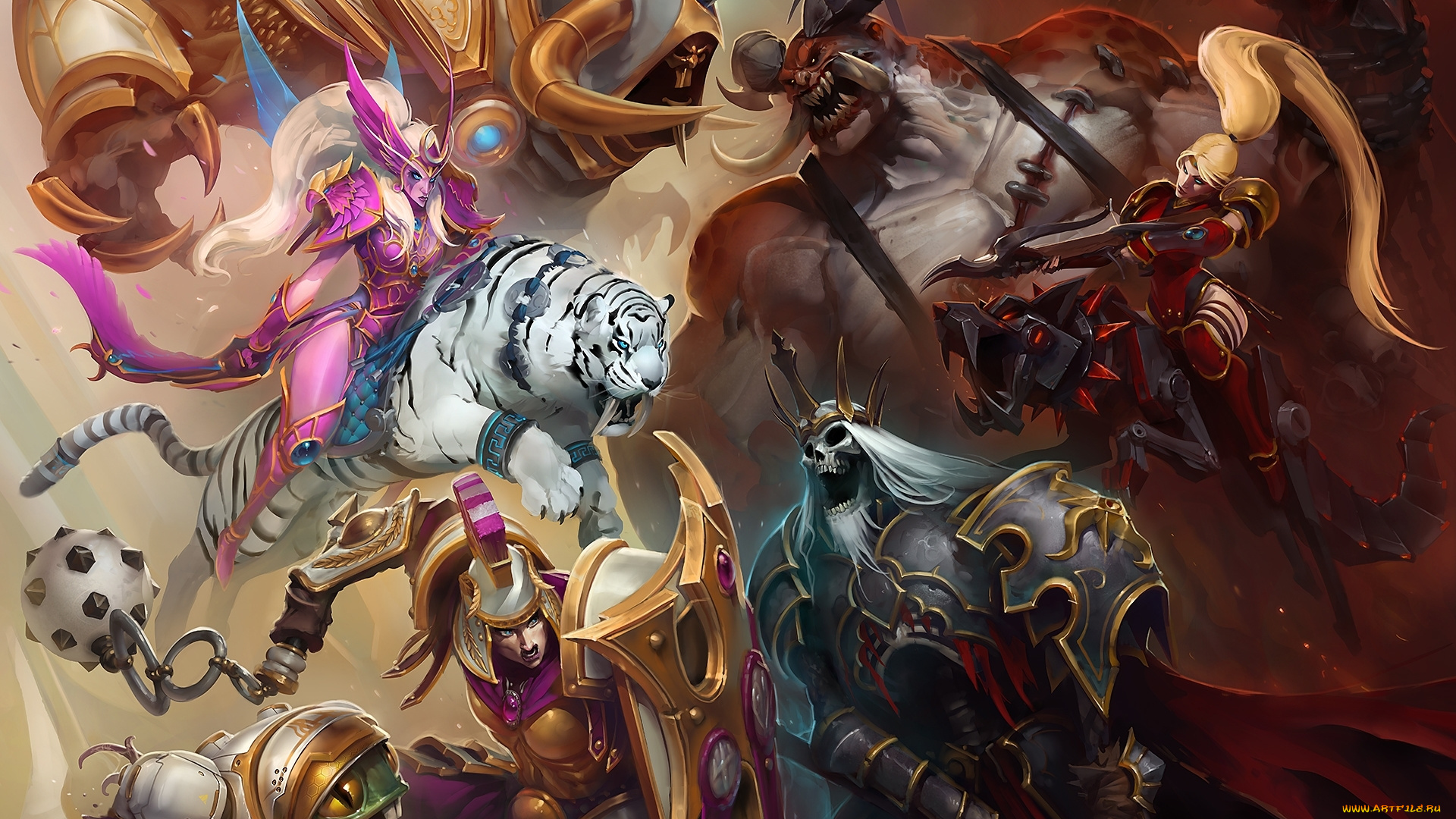 видео, игры, ~~~другое~~~, разные, eternal, conflict, diablo, персонажи, starcraft, warcraft, heroes, of, the, storm