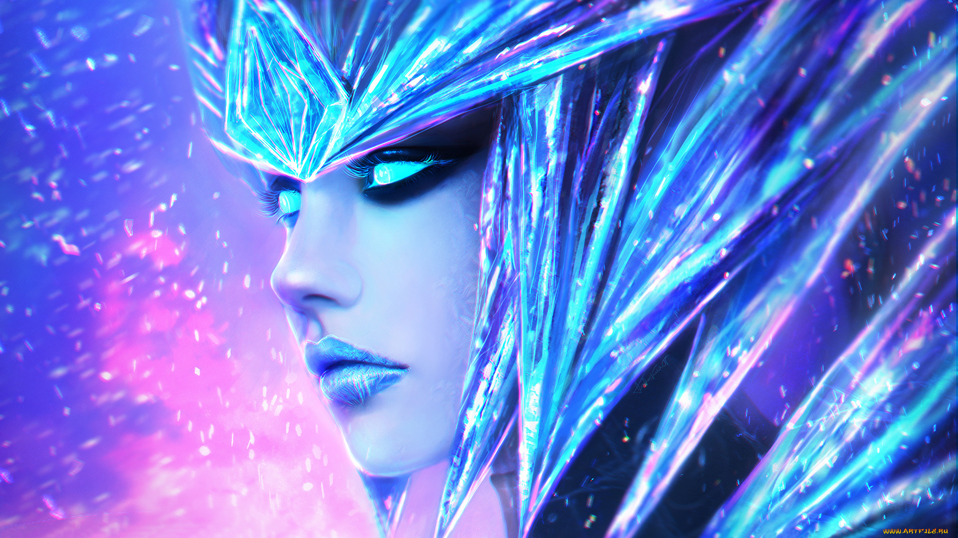 видео, игры, league, of, legends, ice, drake, shyvana, league, of, legends, the, half-dragon