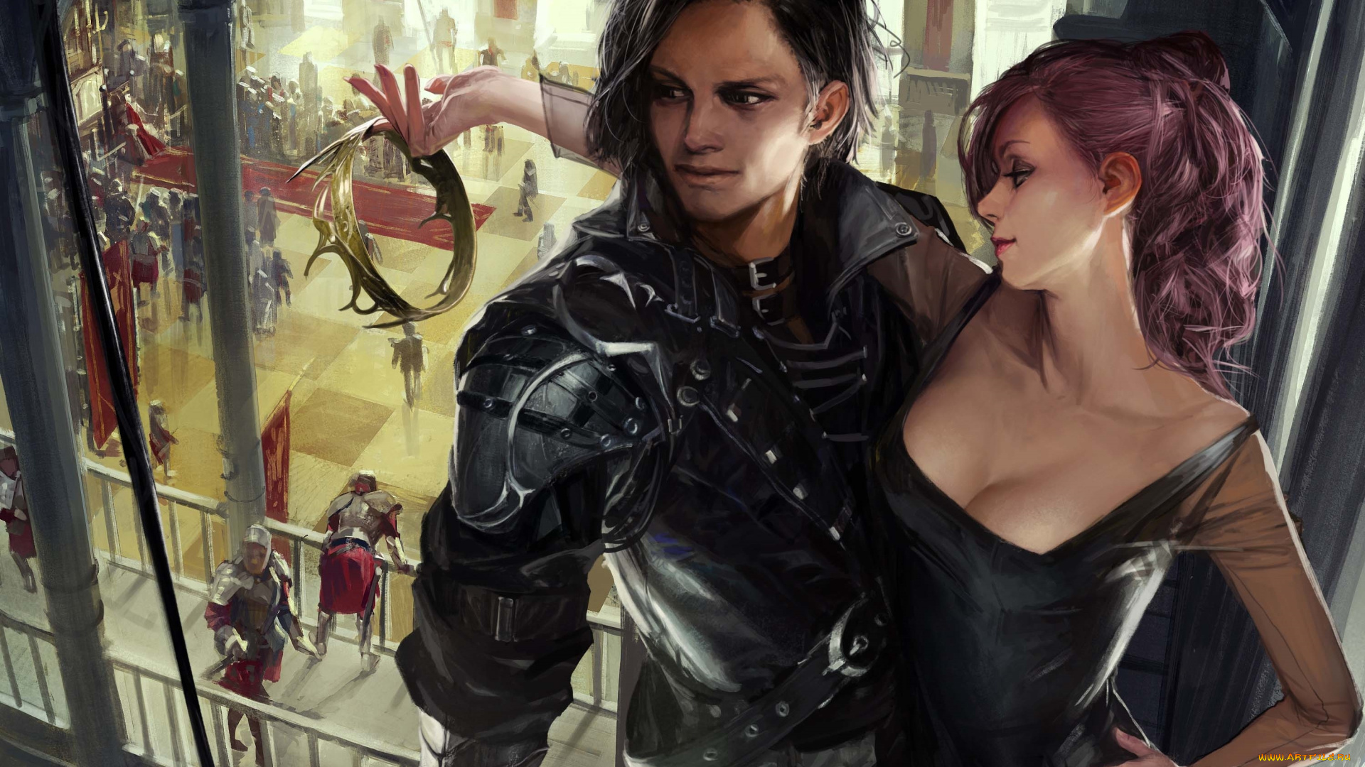 видео, игры, legend, of, the, cryptids, by, totorrl, доспех, броня, armor, guard, корона, crown, дворец, palace, замок, castle, тронный, зал, throne, room, кража, steal, разбойник, плут, rogue, вор, thief, девушка, рисунок, арт, legend, of, the, cryptids, кожа, leather, стража