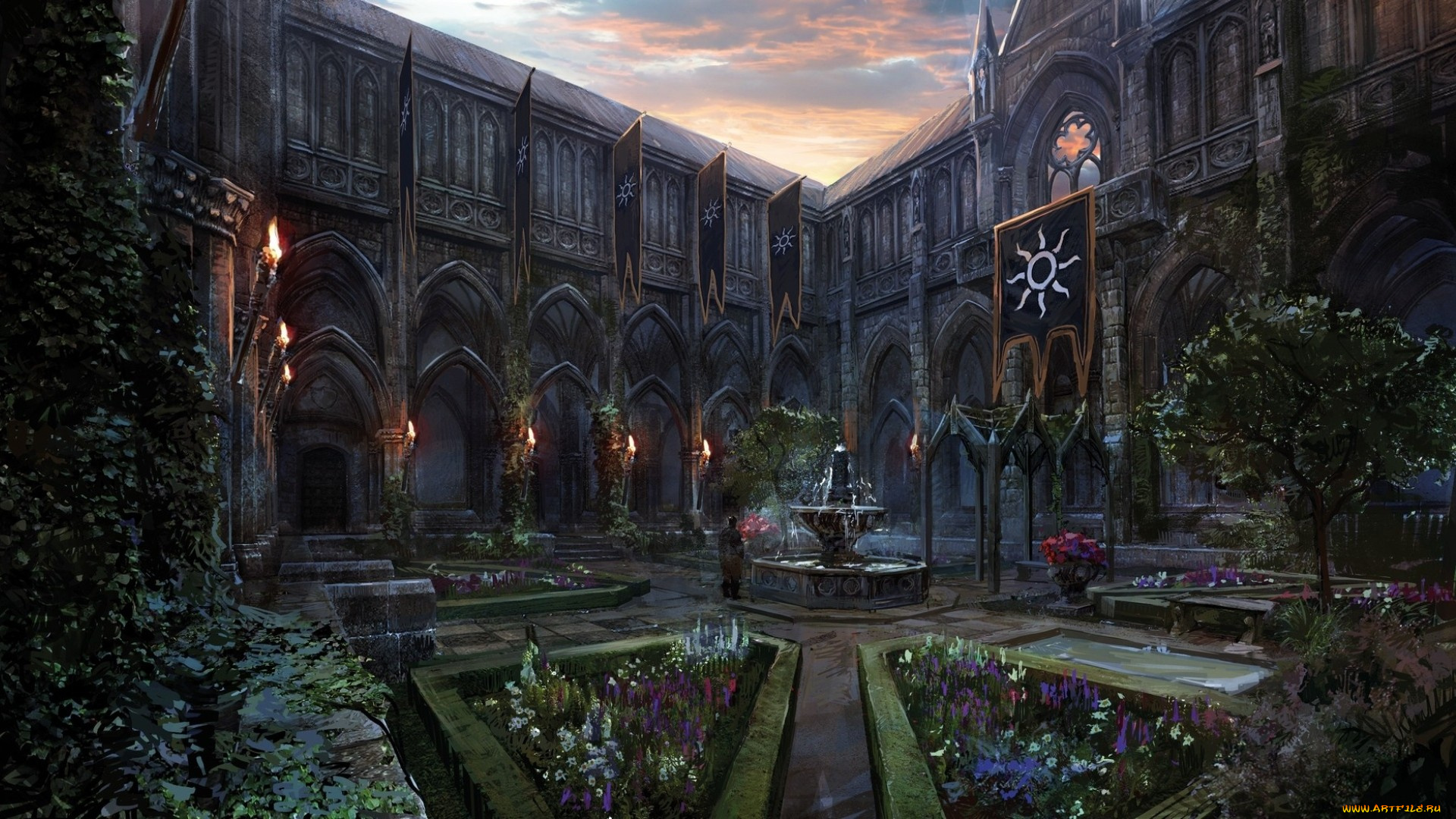 видео, игры, the, witcher, 3, , wild, hunt, замок