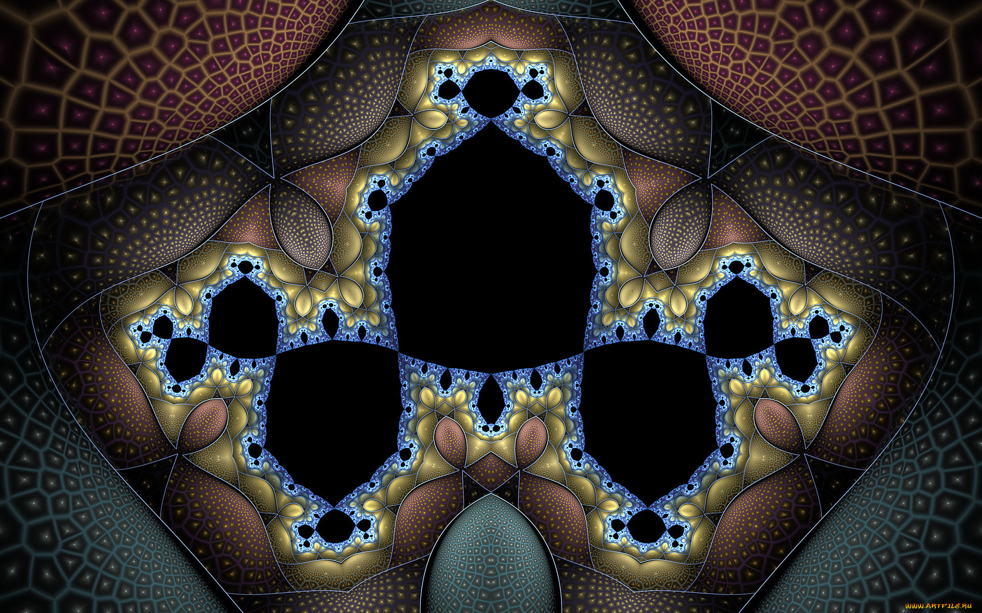 3д, графика, фракталы, , fractal, узор, цвета, фон