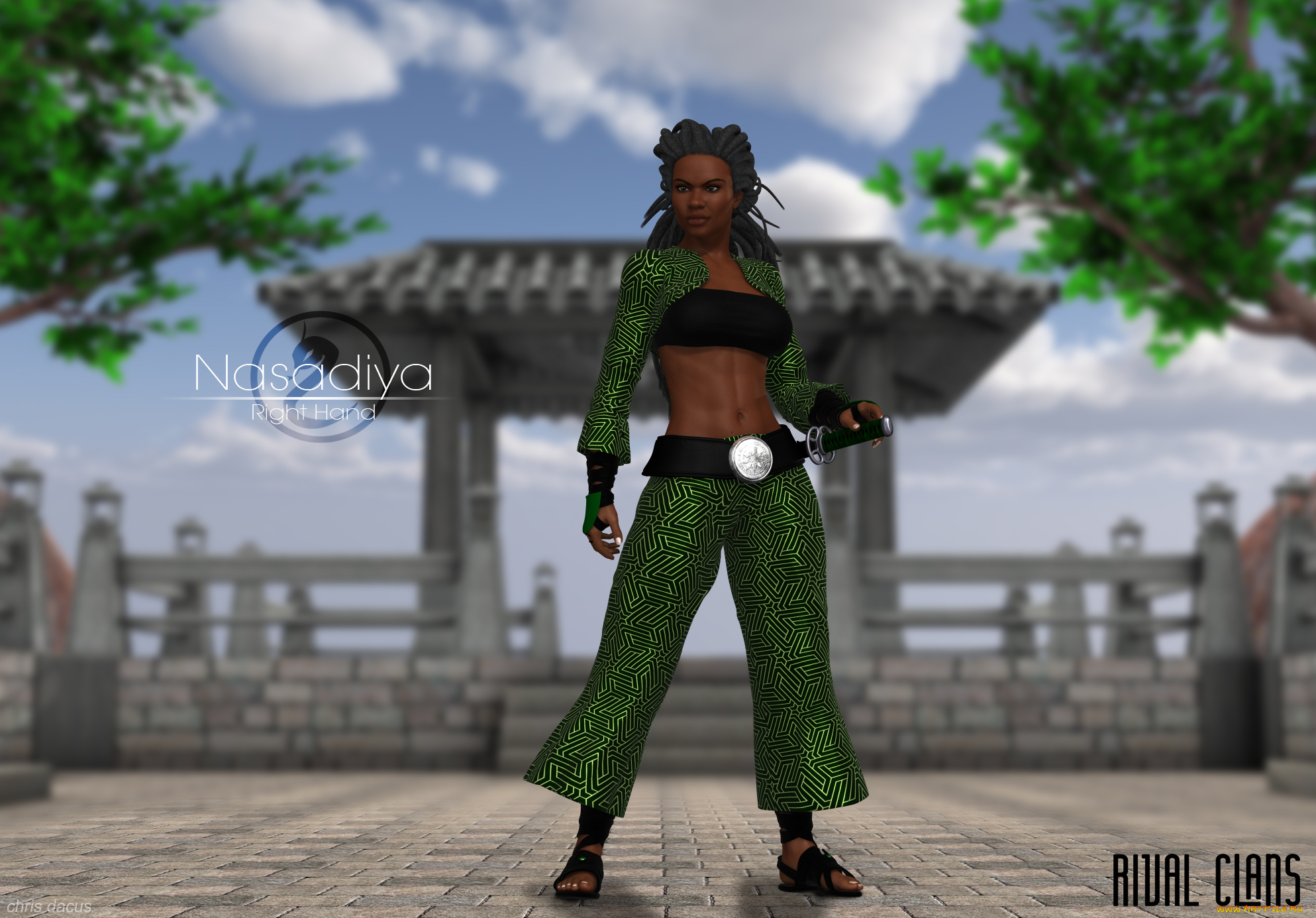 3д, графика, фантазия, , fantasy, оружие, фон, взгляд, девушка