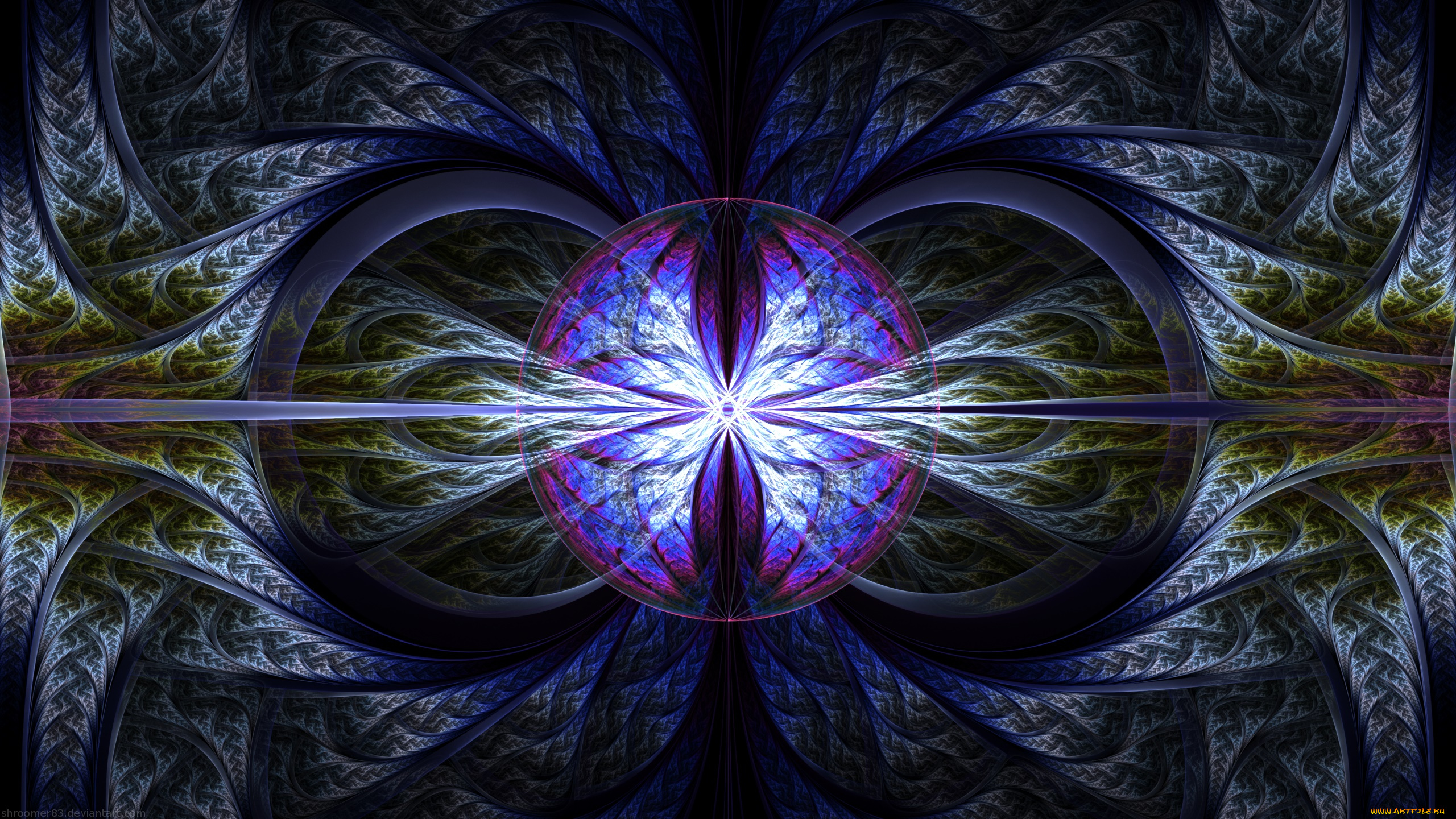 3д, графика, фракталы, , fractal, узор, фон, цвета