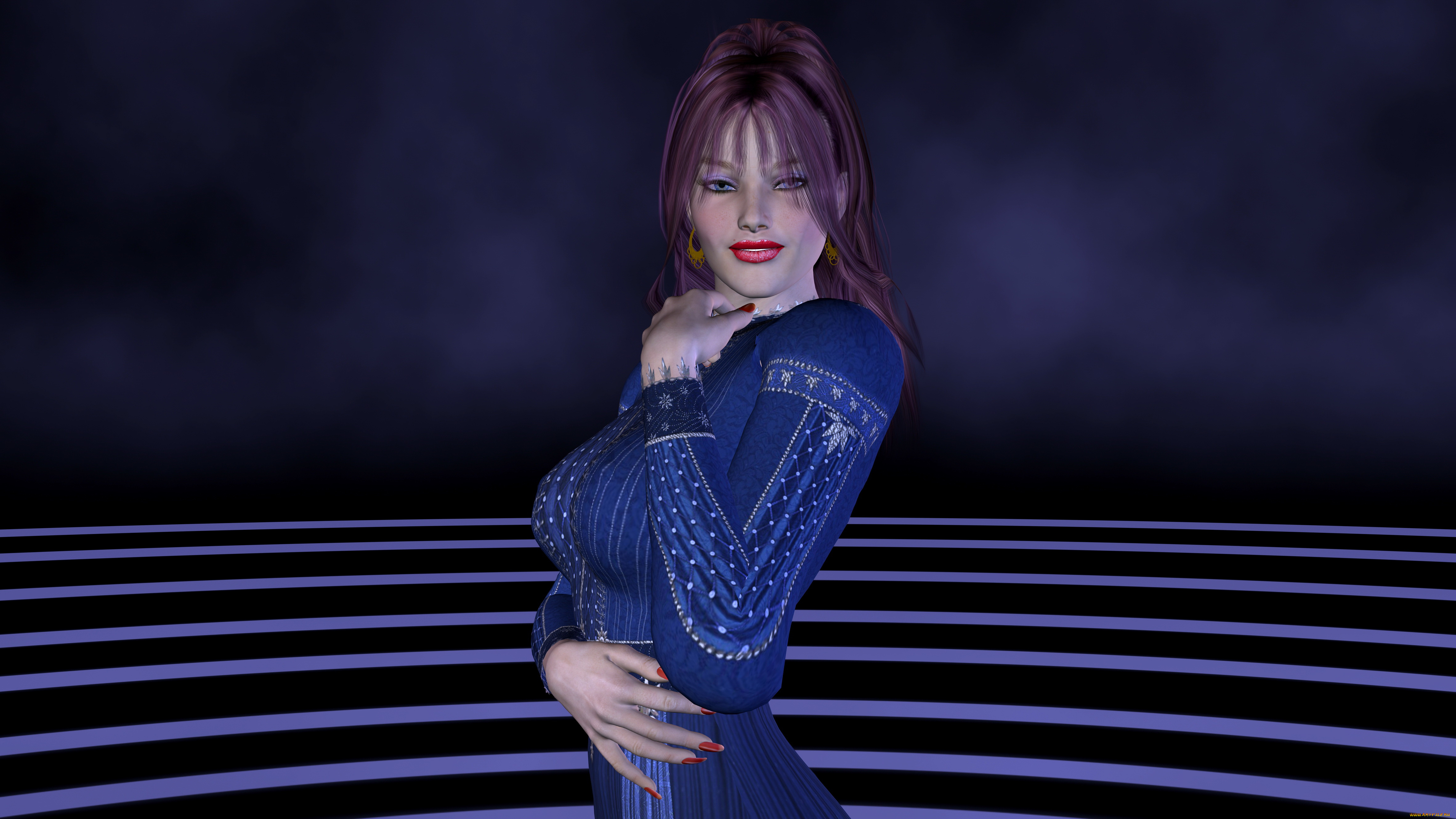 3д, графика, люди, , people, фон, взгляд, девушка