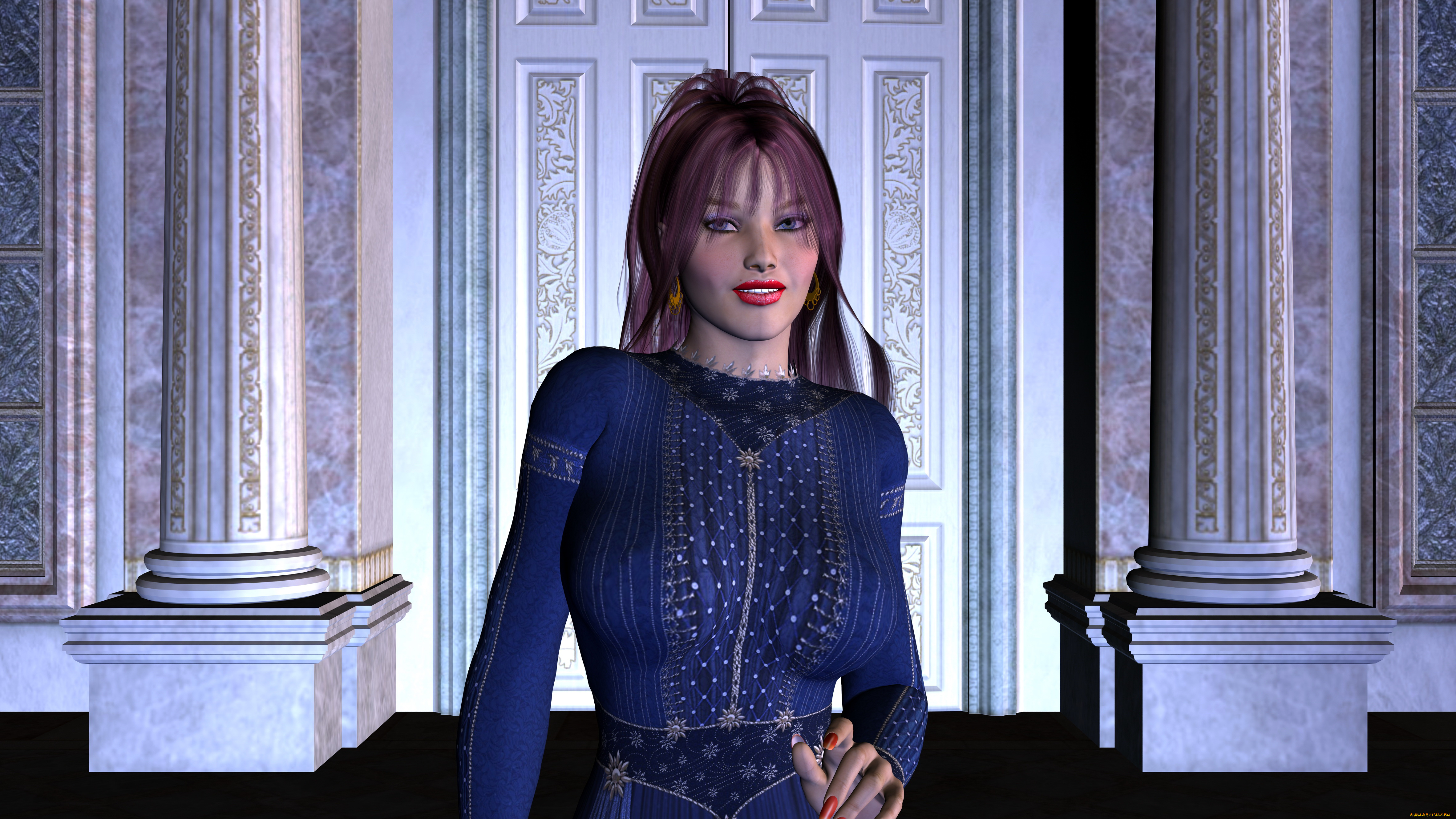 3д, графика, люди, , people, фон, взгляд, девушка