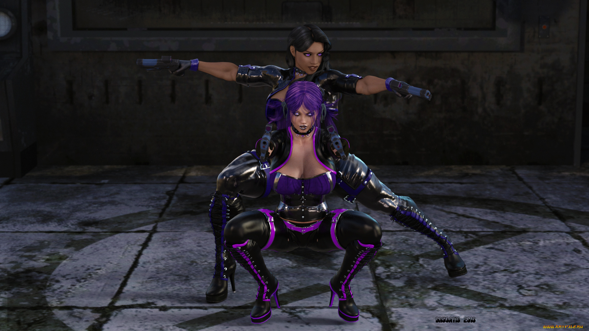 3д, графика, фантазия, , fantasy, фон, взгляд, девушки