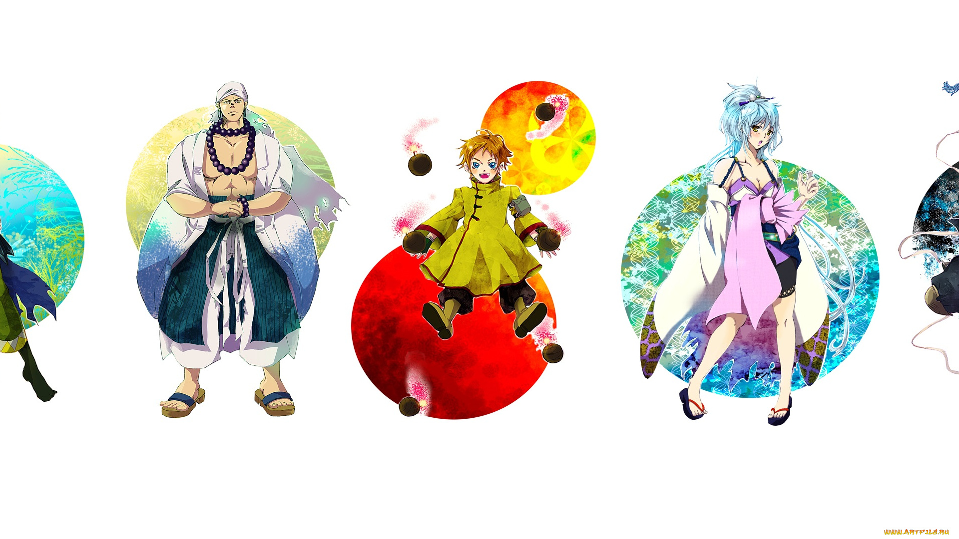 аниме, brave, 10, персонажи