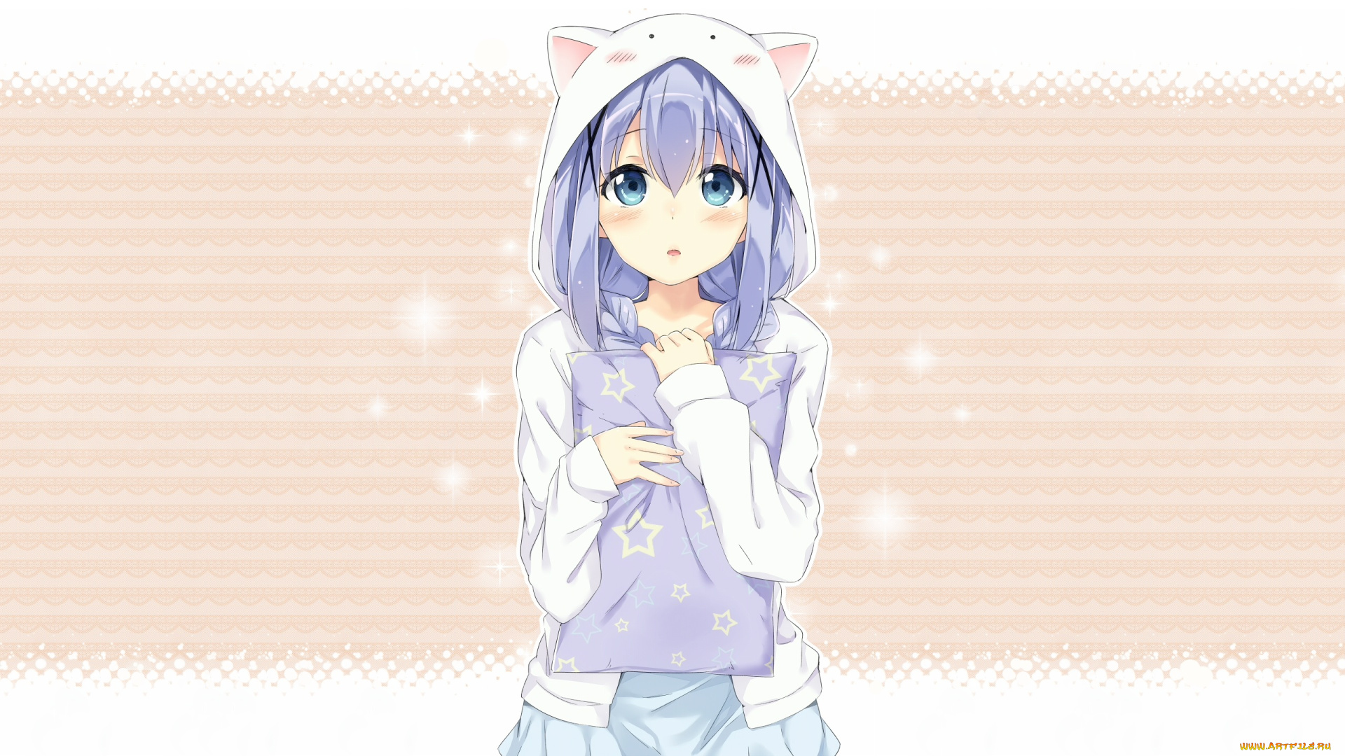 аниме, gochuumon, wa, usagi, desu, ka, kafuu, chino