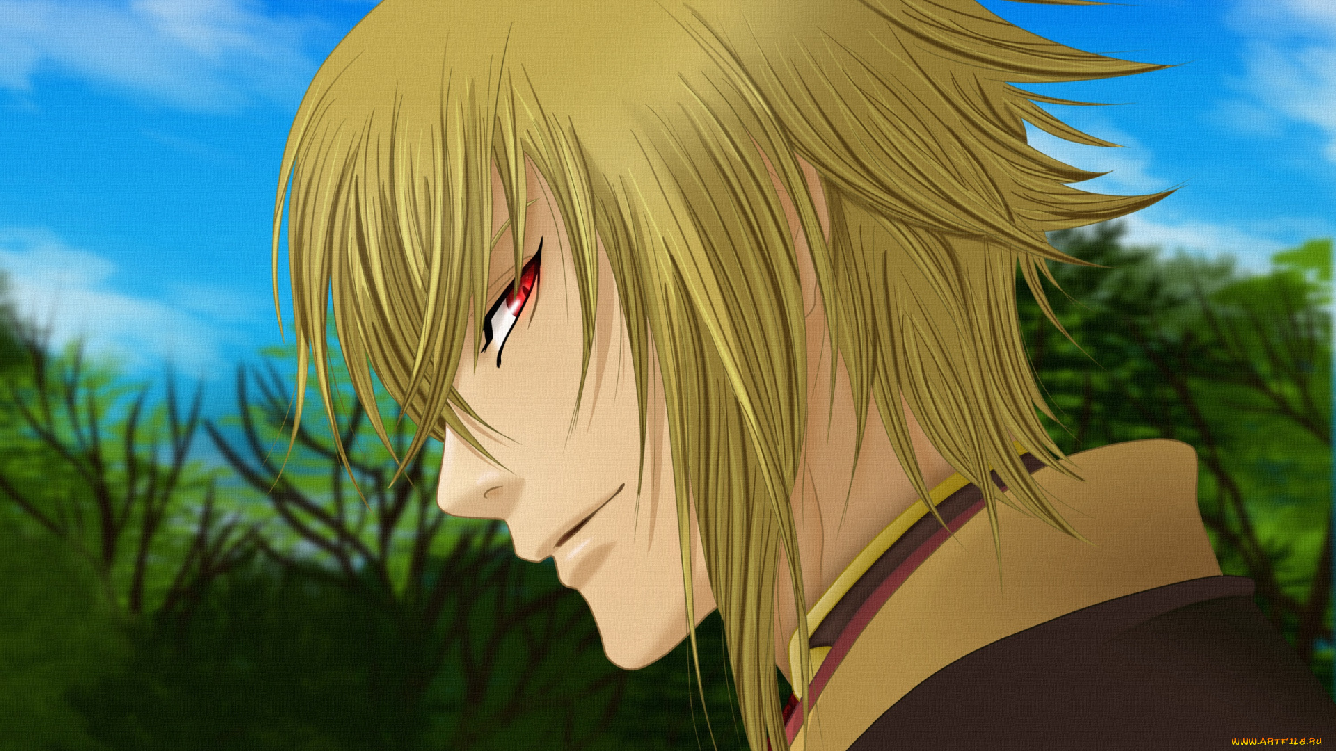 аниме, hakuouki, kazama, chikage