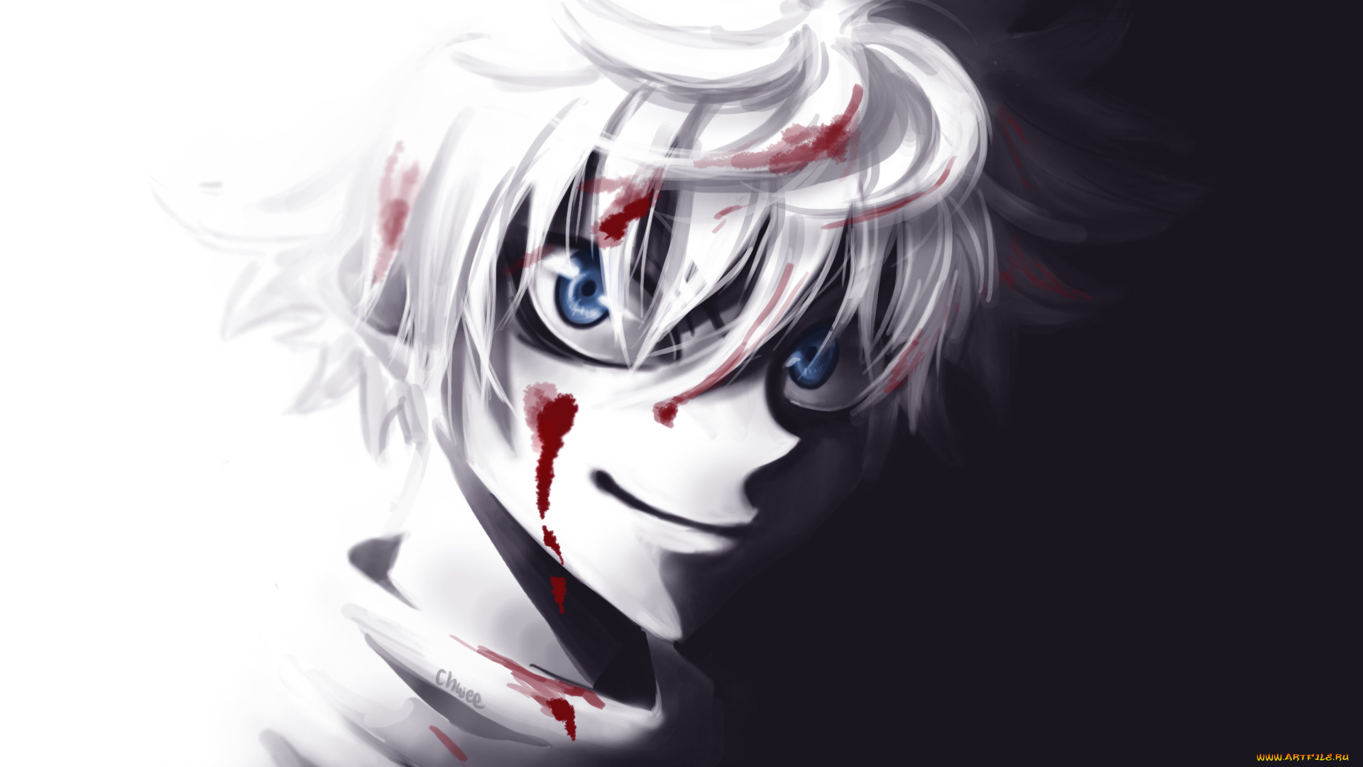 аниме, hunter, x, hunter, killua, zoldyck