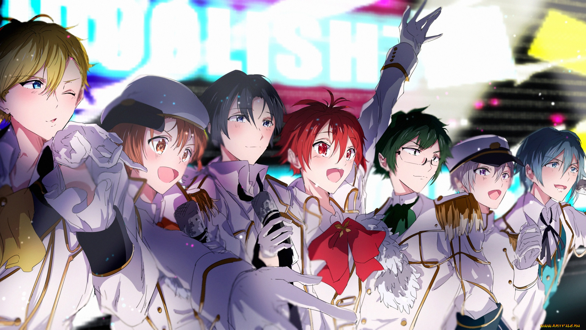 аниме, idolish7, парни