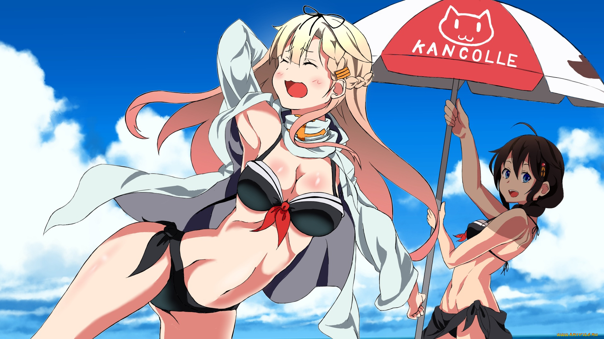 аниме, kantai, collection, девушки