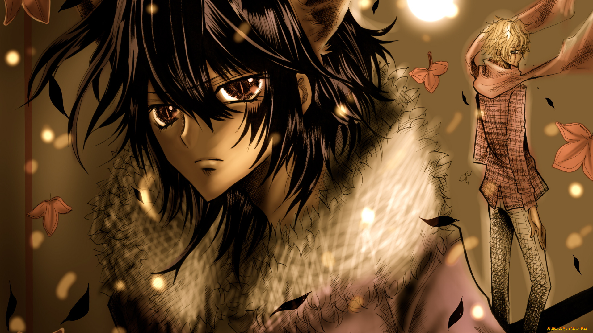 аниме, shiki, парень