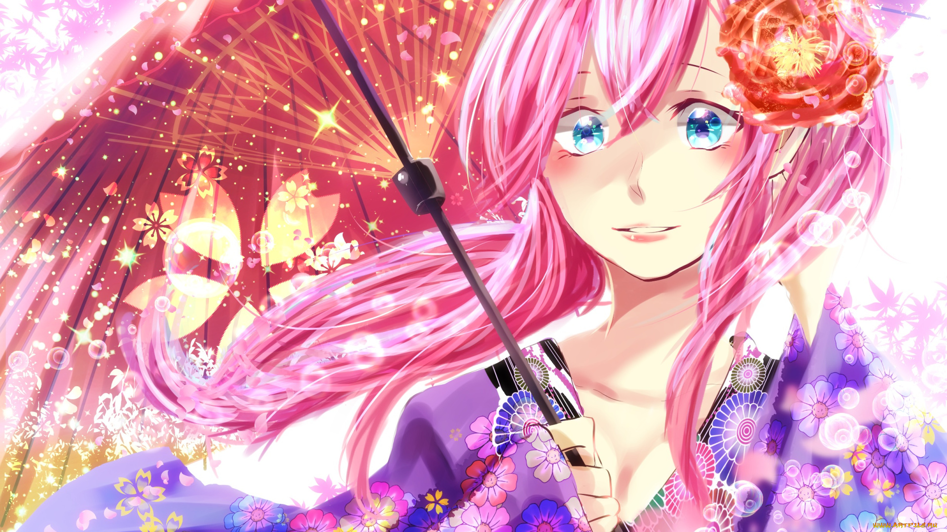 аниме, vocaloid, megurine, luka