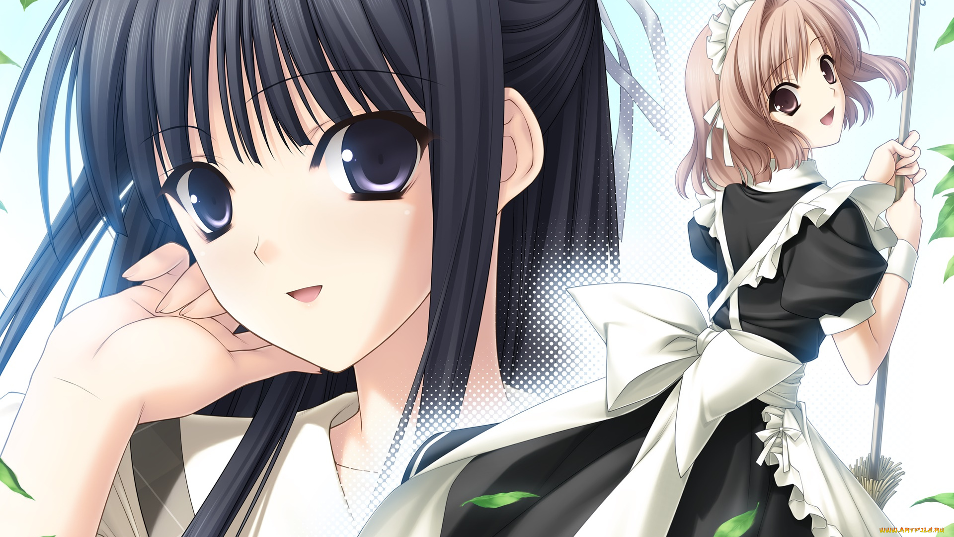 аниме, yosuga, no, sora, девушки, фон, взгляд